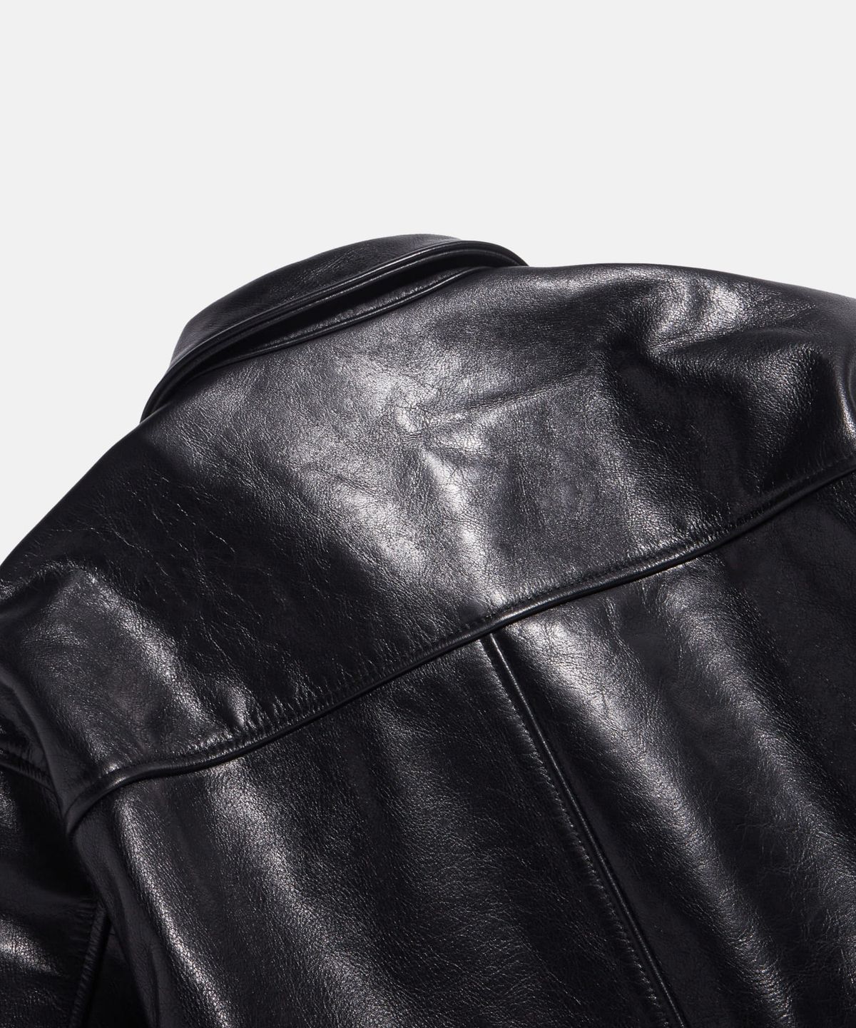 에스피오나지(ESPIONAGE) Buffalo Leather A-2 Jacket Black