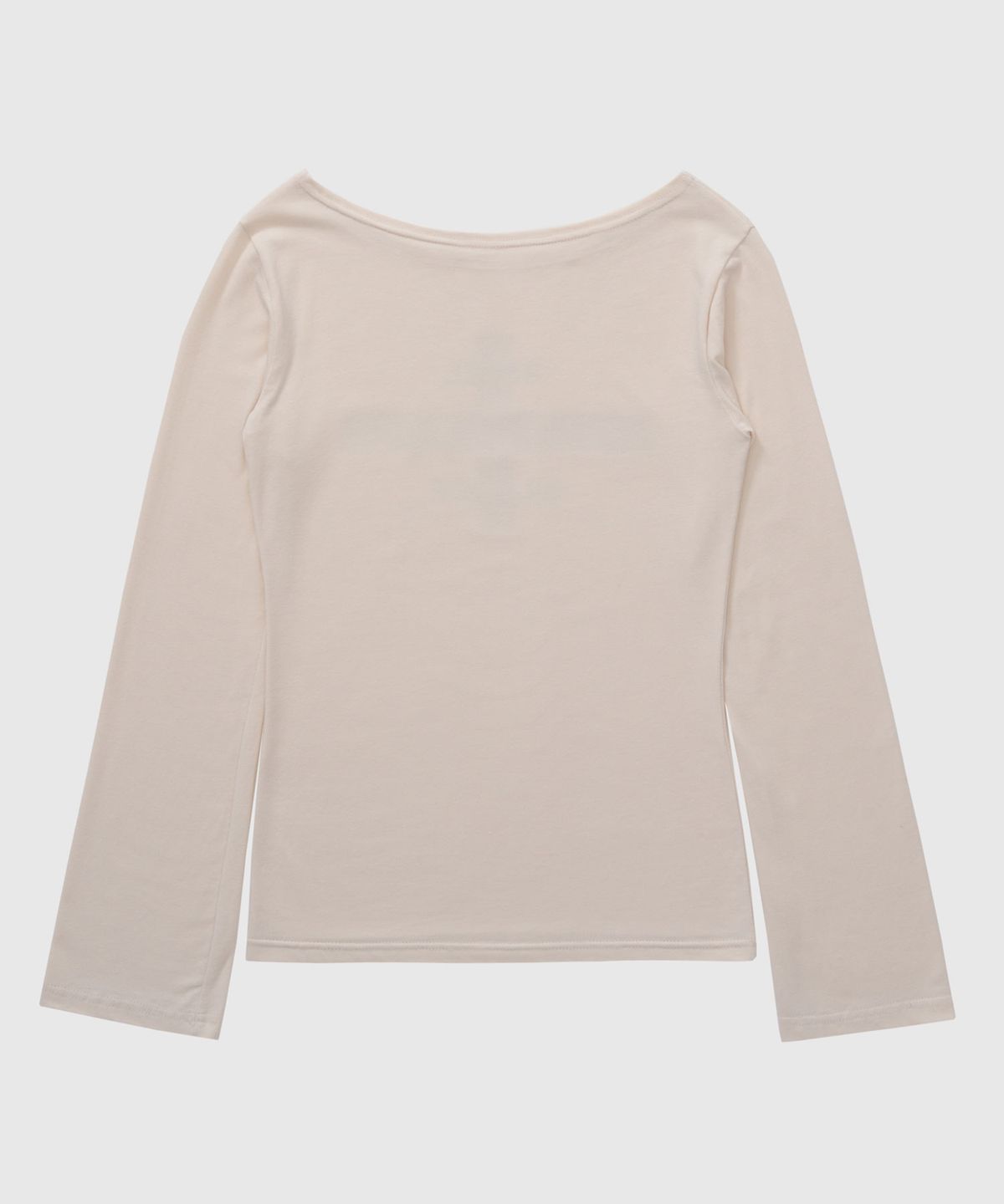 필프(PEALP) REBEL IN SILENCE BOAT NECK T-SHIRT 63 (CREAM)