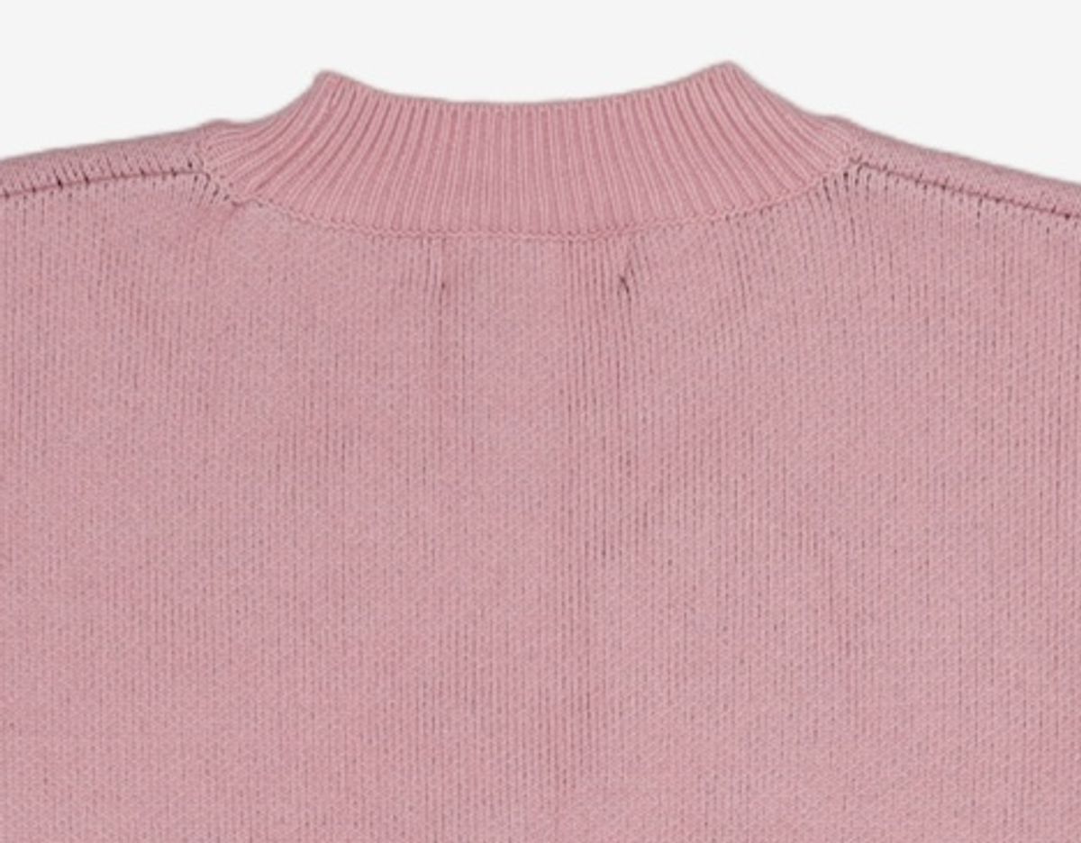 유희(YOUHEE) YOUHEE LETTERING PULLOVER KNIT PINK FREE
