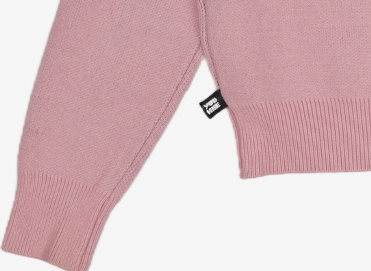 유희(YOUHEE) YOUHEE LETTERING PULLOVER KNIT PINK FREE