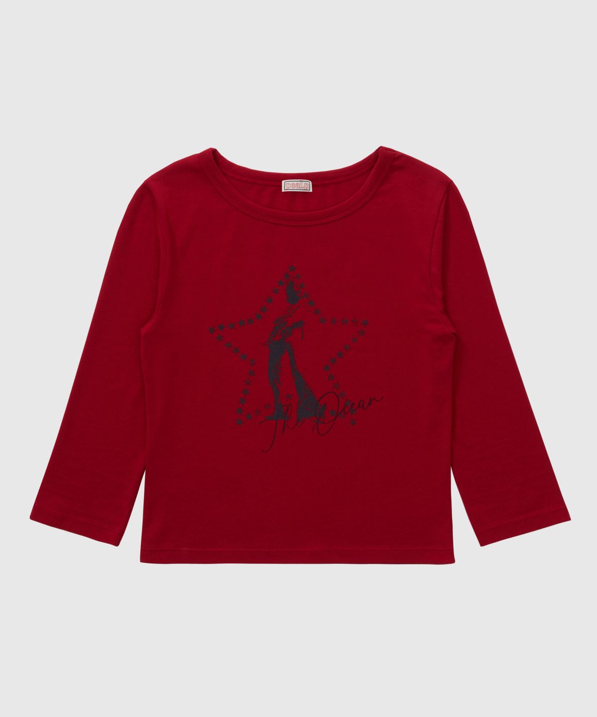 필프(PEALP) STAR ICON 3/4 SLEEVE T-SHIRT 62 (RED)