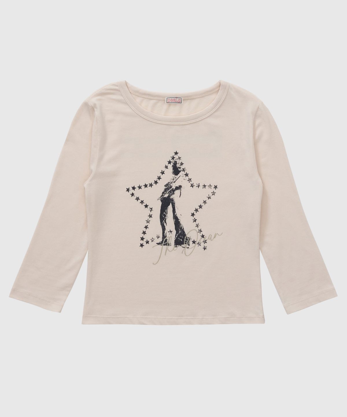 필프(PEALP) STAR ICON 3/4 SLEEVE T-SHIRT 62 (CREAM)