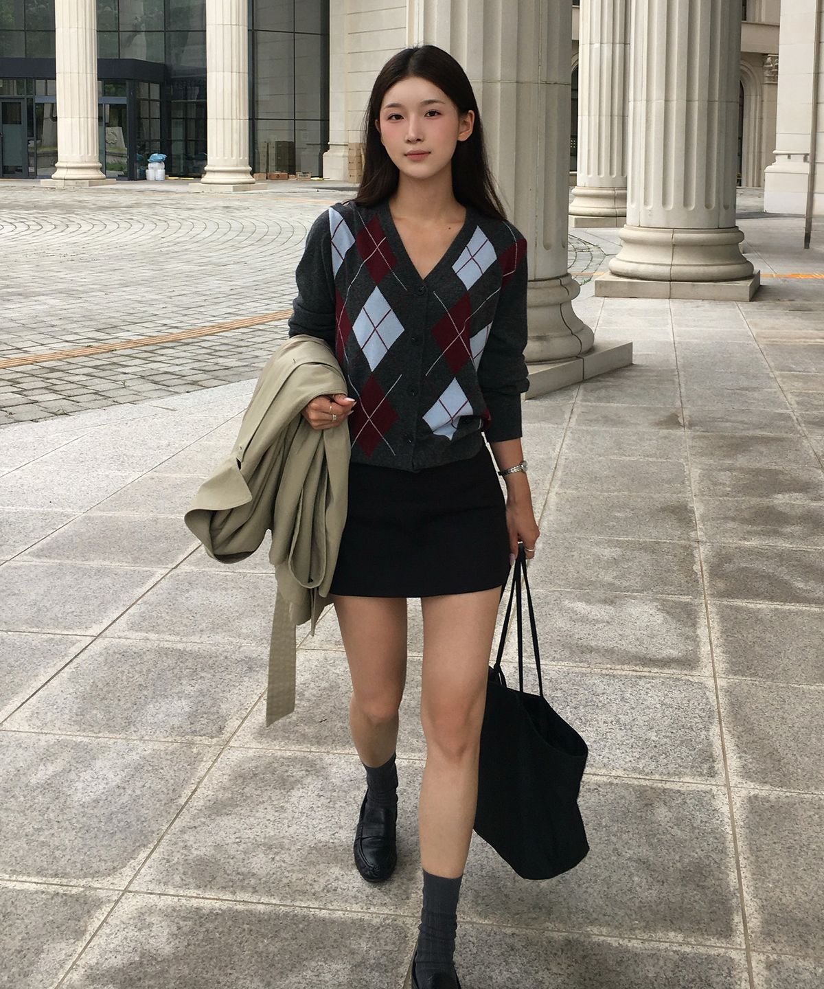 쥬시쥬디(JUCYJUDY) 울캐시아가일브이넥가디건 J1KT621E