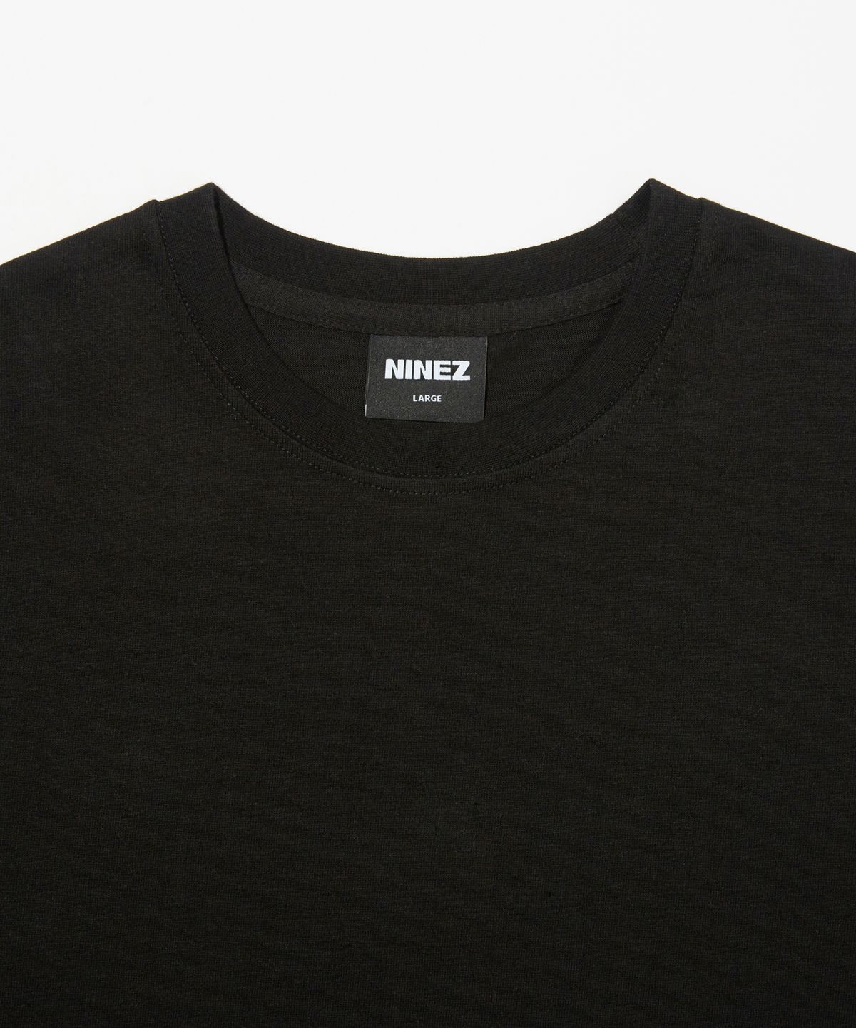 나인제트(NINEZ) [2PACK] 시그니처 코튼 빅 사이즈 머슬핏 긴팔 티셔츠 (2color)