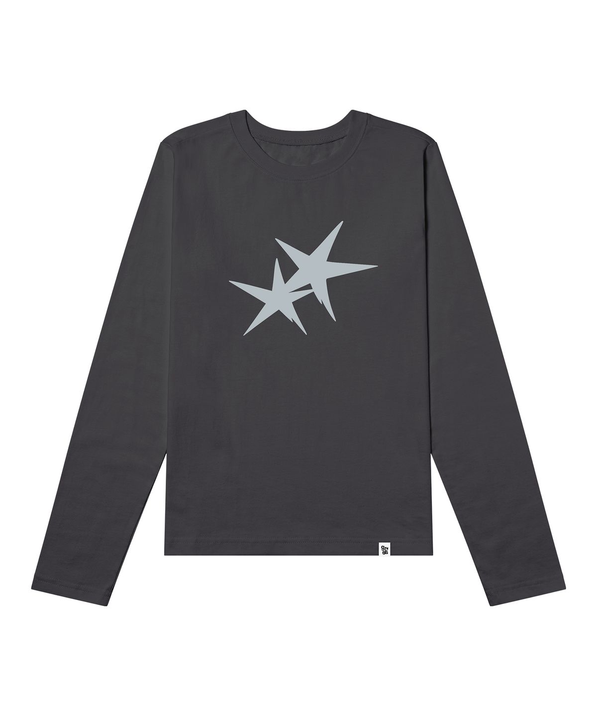 그레이버 오디너리(GRAVER ORDINARY) [ODNR UNISEX]Twins Star 롱슬리브 긴팔티셔츠_White