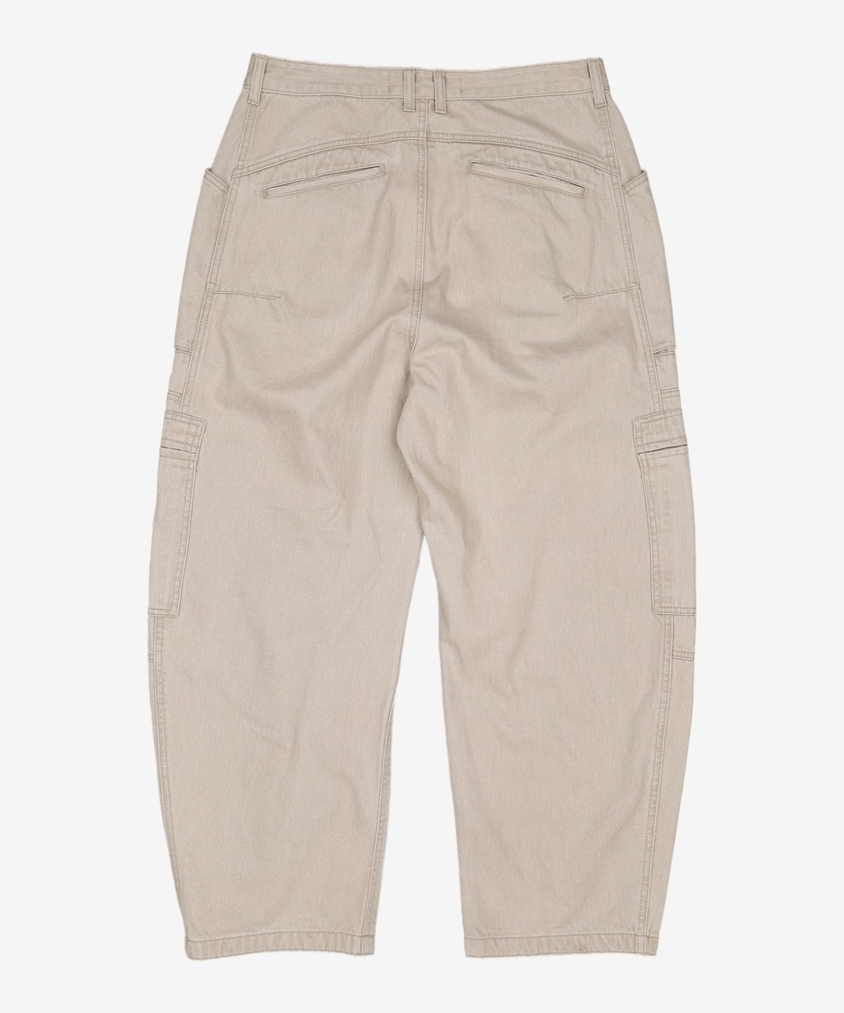 인사일런스(INSILENCE) 패치 포켓 데님 카고 팬츠 BEIGE L