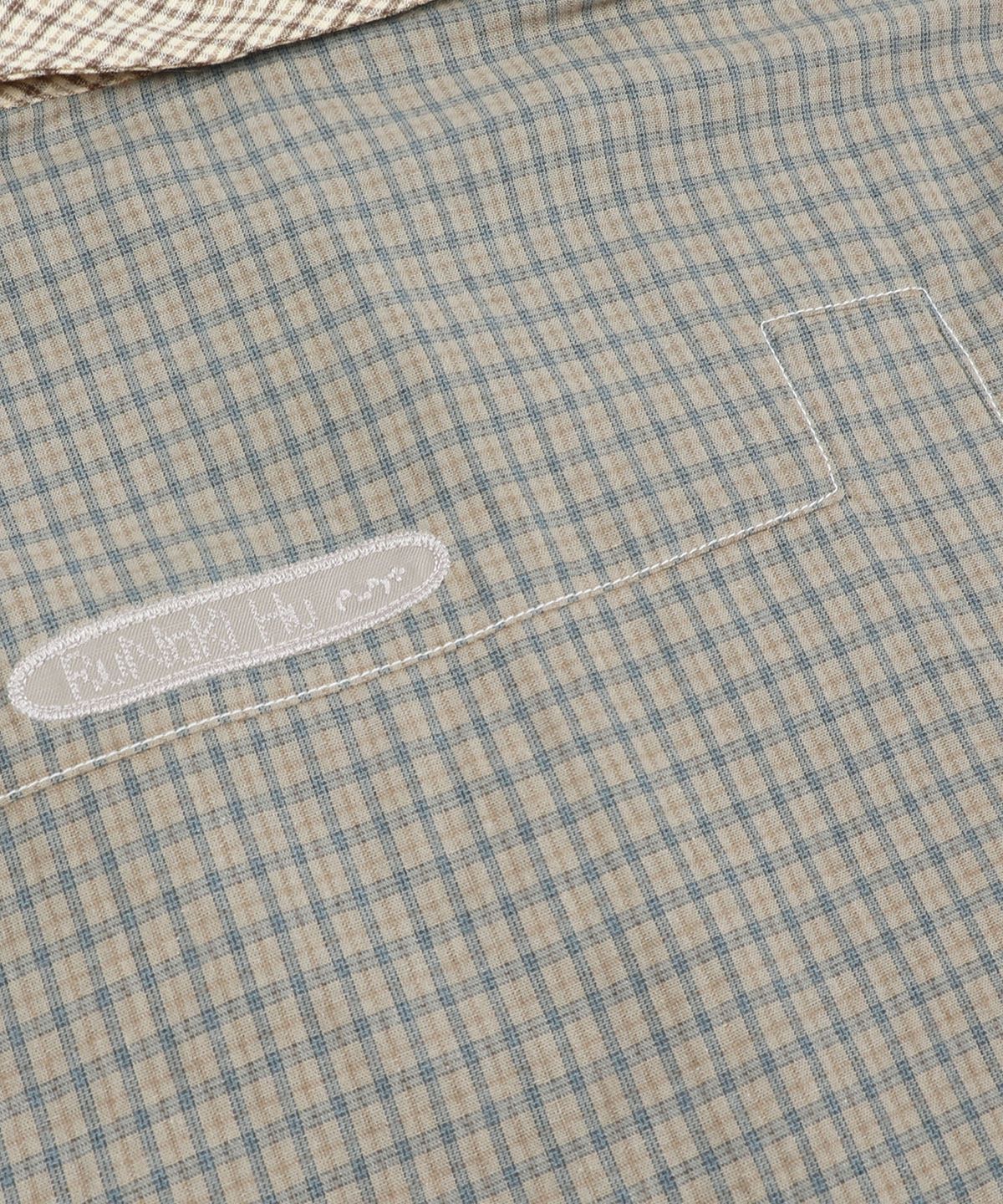 루나키후(RuNaKi'Hu') WXTS017 누이아토 체크 셔츠 (BEIGE)