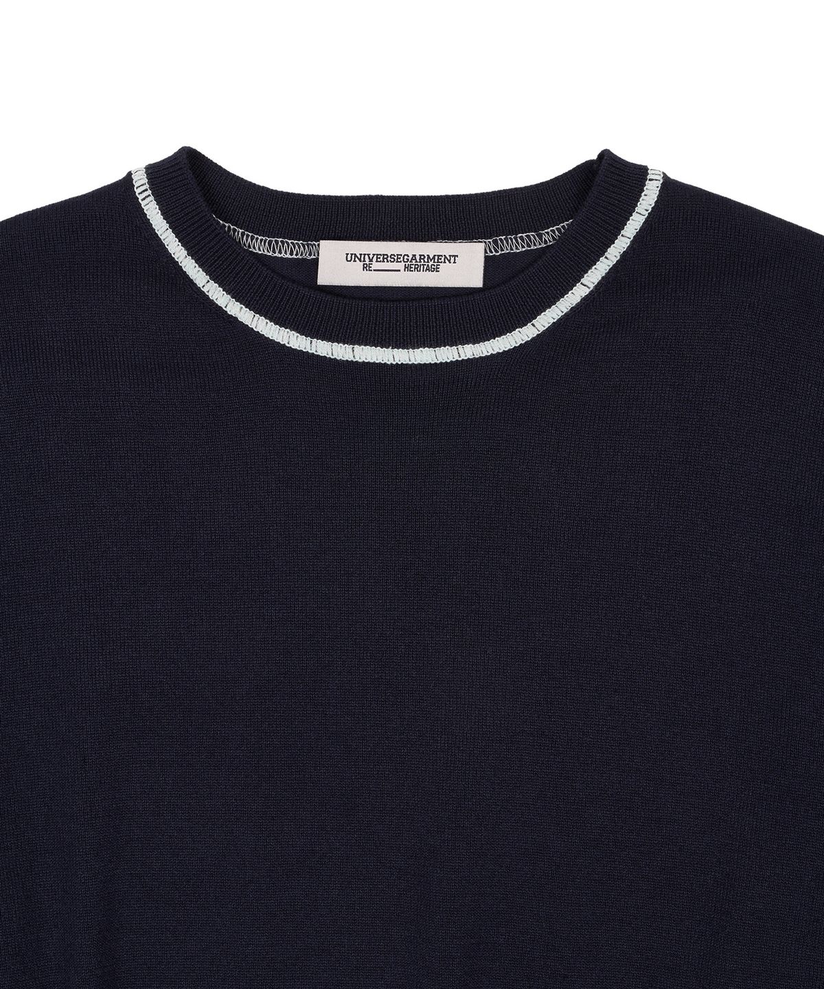 유니버스 가먼트(UNIVERSE GARMENT) 소프트 데일리 니트_NAVY