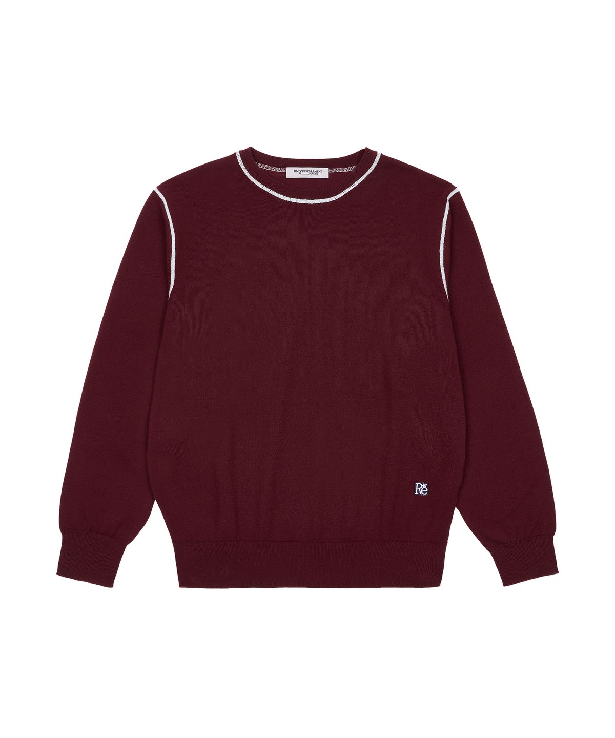 유니버스 가먼트(UNIVERSE GARMENT) 소프트 데일리 니트_BURGUNDY
