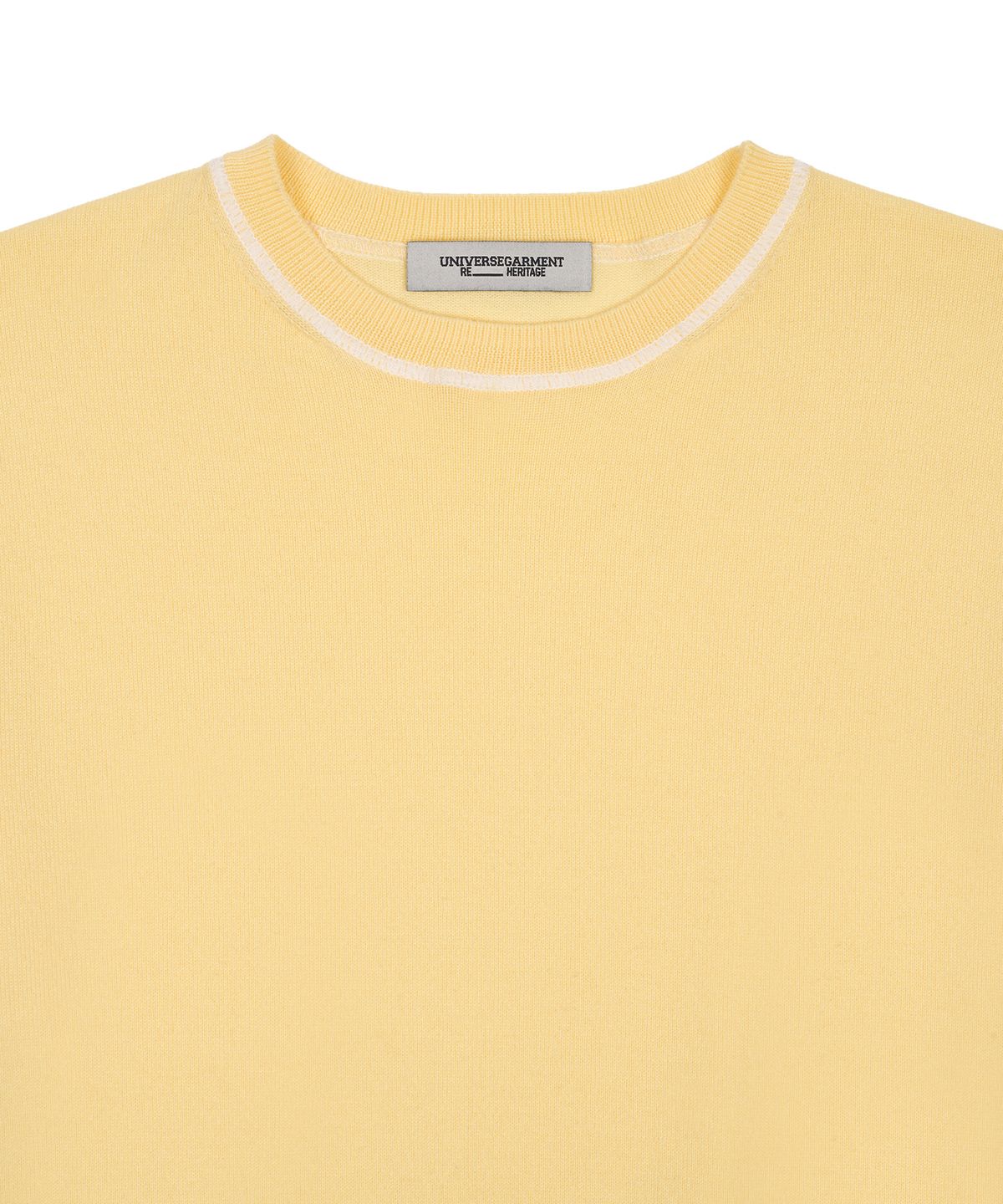 유니버스 가먼트(UNIVERSE GARMENT) 소프트 데일리 니트_YELLOW