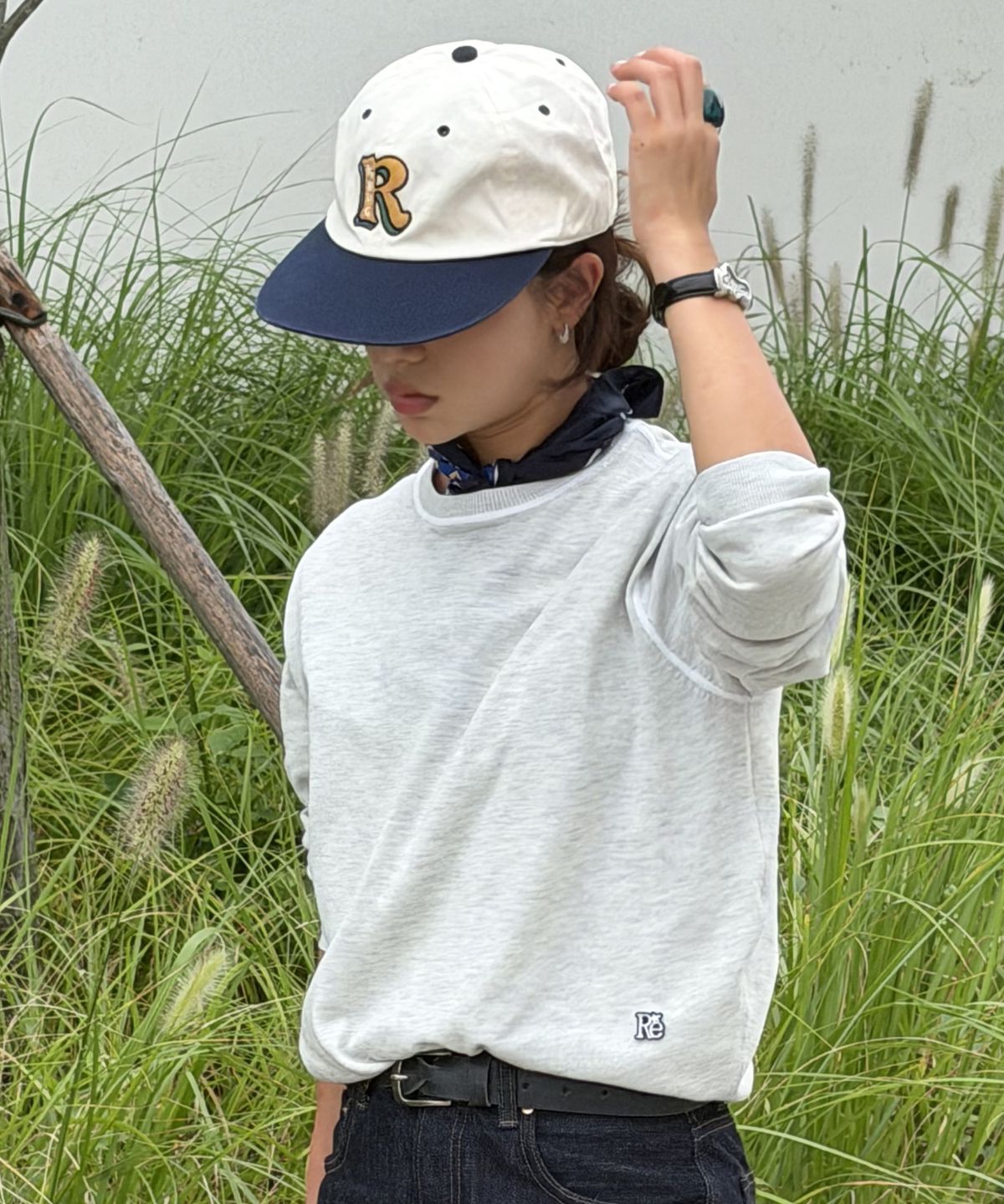 유니버스 가먼트(UNIVERSE GARMENT) 소프트 데일리 니트_MELANGE GREY