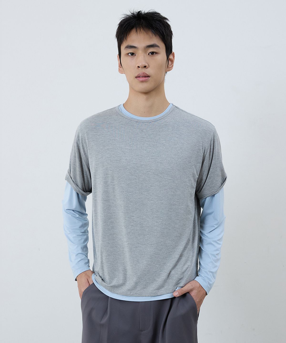 미치코런던 스포츠(MICHIKO LONDON SPORTS) 소프트 저지 반팔 티셔츠
