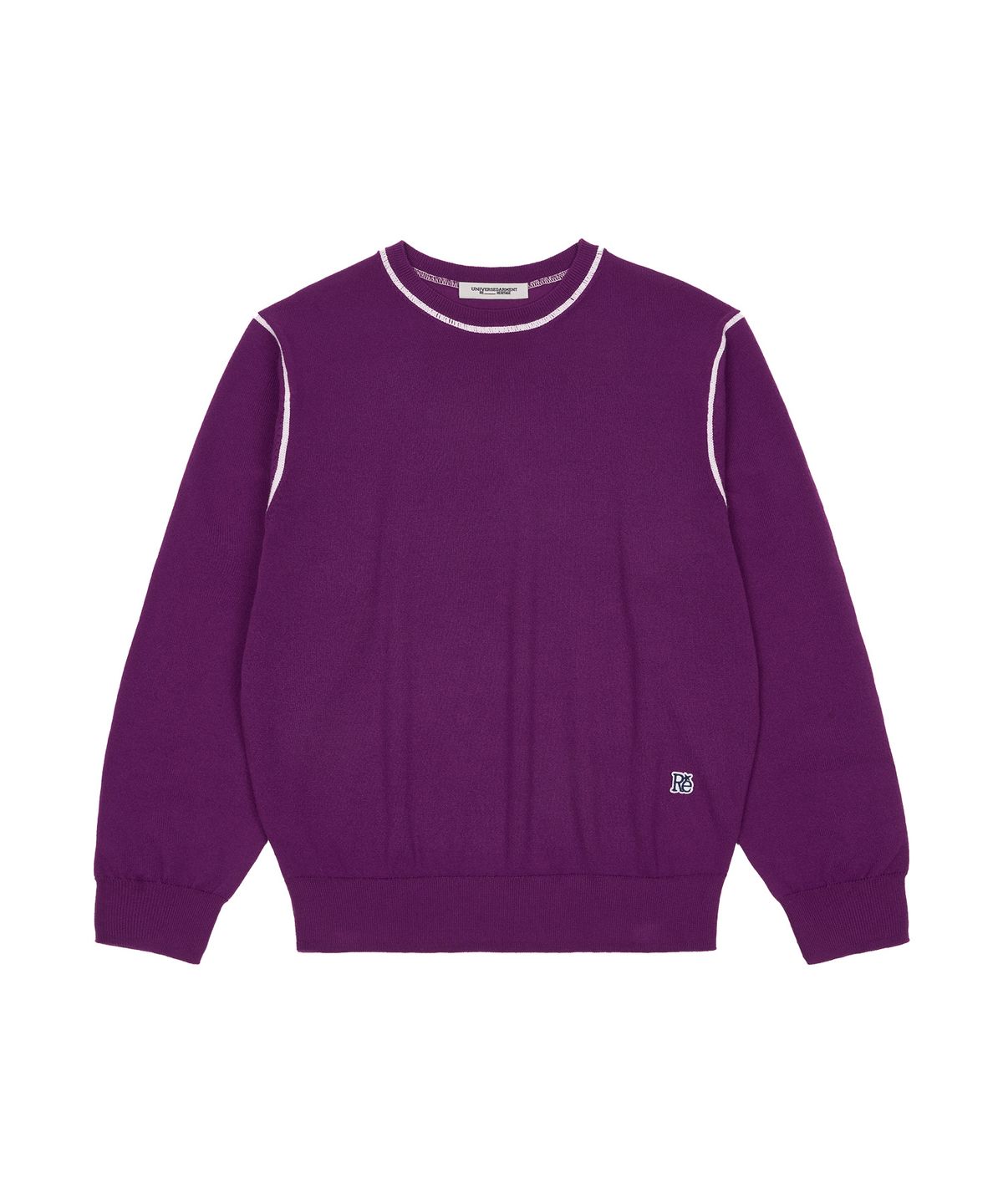 유니버스 가먼트(UNIVERSE GARMENT) 소프트 데일리 니트_PURPLE