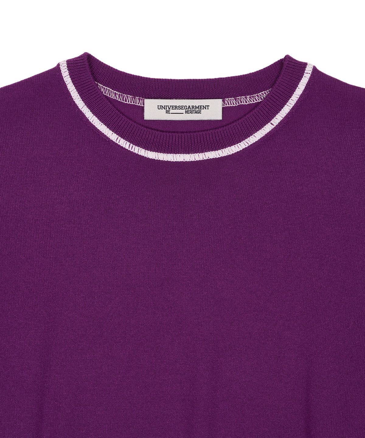 유니버스 가먼트(UNIVERSE GARMENT) 소프트 데일리 니트_PURPLE