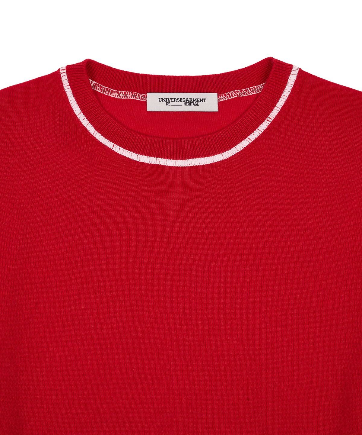 유니버스 가먼트(UNIVERSE GARMENT) 소프트 데일리 니트_RED