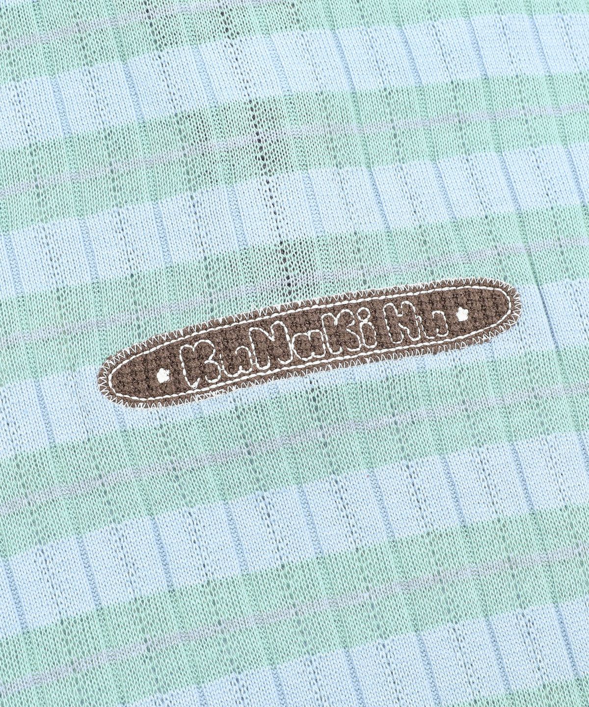 루나키후(RuNaKi'Hu') WXT107 나카네코 니트 스트라이프 카라티 (BLUE)