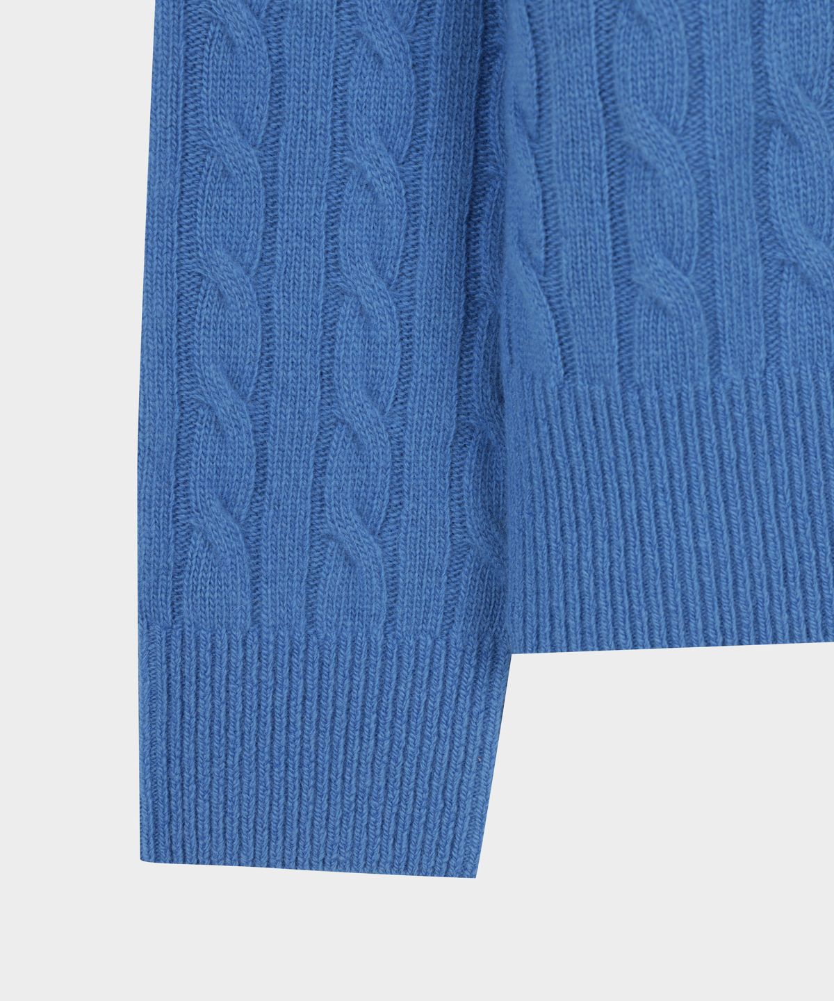 브룩스 브라더스(BROOKS BROTHERS) [여성] 울 케이블 스웨터 (블루) (BBWRWBZ401)