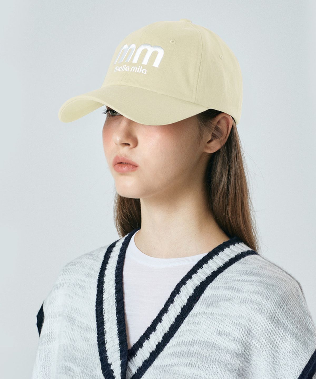 멜라밀라(MELLAMILA) 더블엠 자수 볼캡 (9colors)