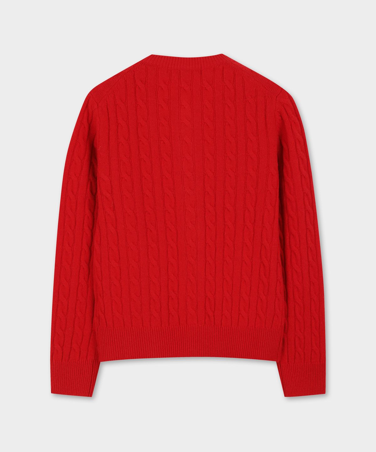 브룩스 브라더스(BROOKS BROTHERS) [여성] 울 케이블 가디건 (레드) (BBWCWBZ402)