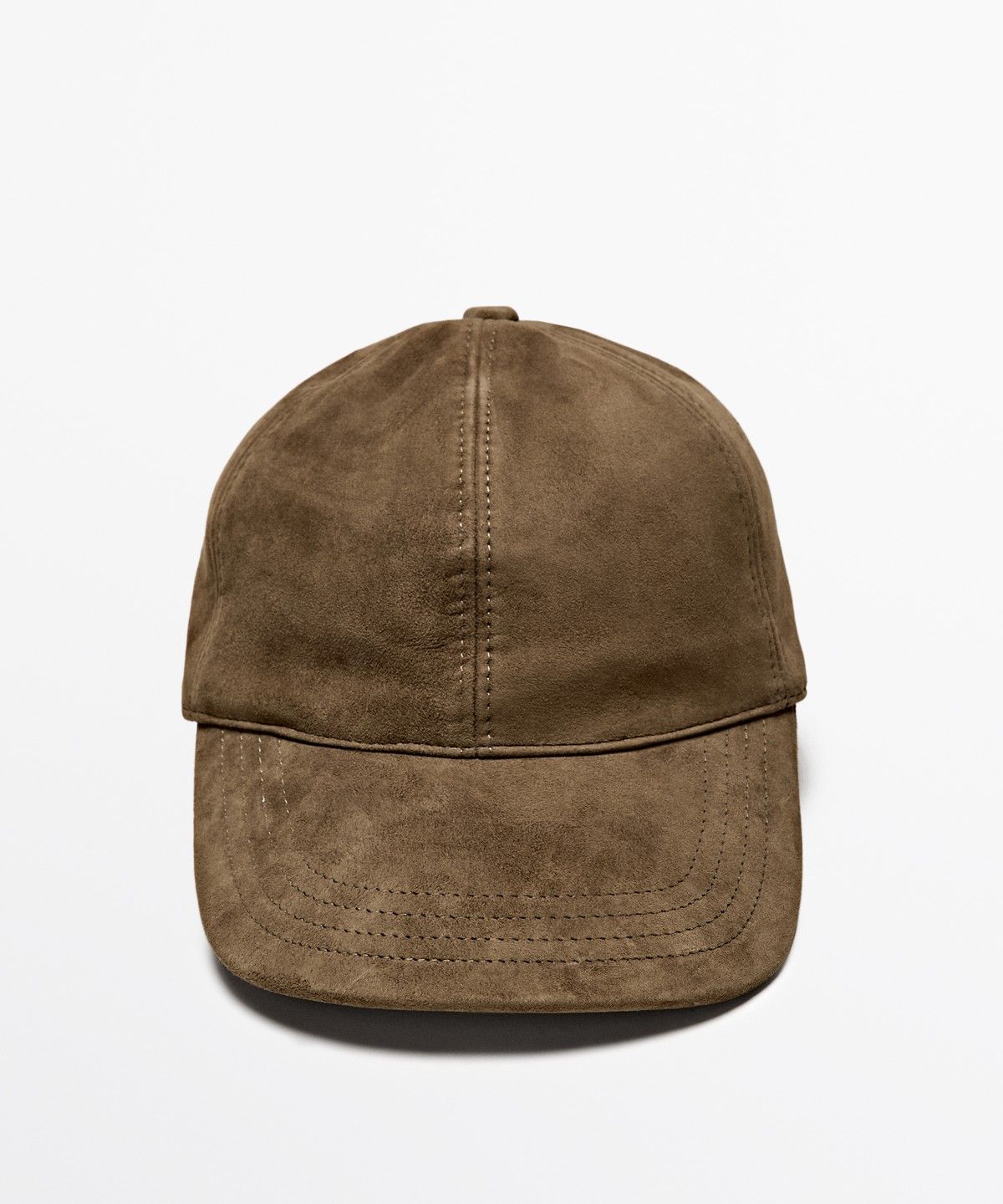 마시모두띠(MASSIMO DUTTI) 스웨이드 레더 캡
