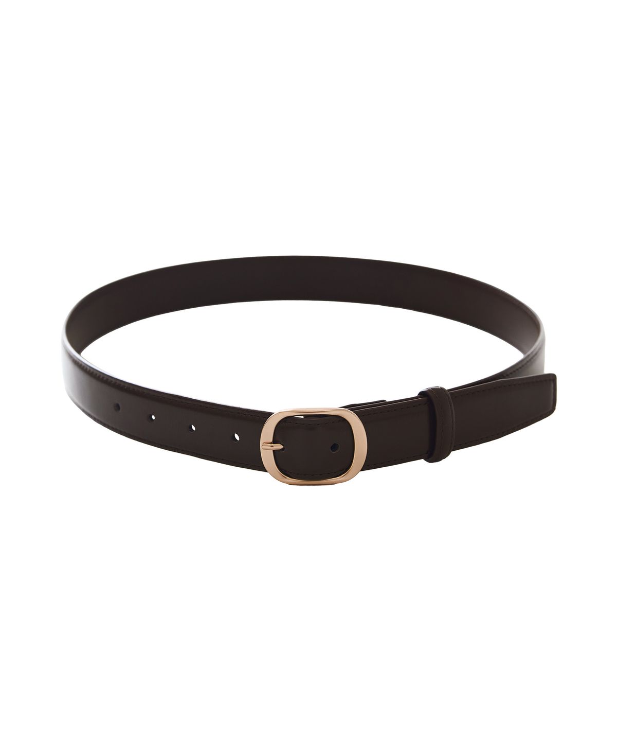 시야쥬(SIYAZU) SIAC3154 Solid Buckle Belt_Brown