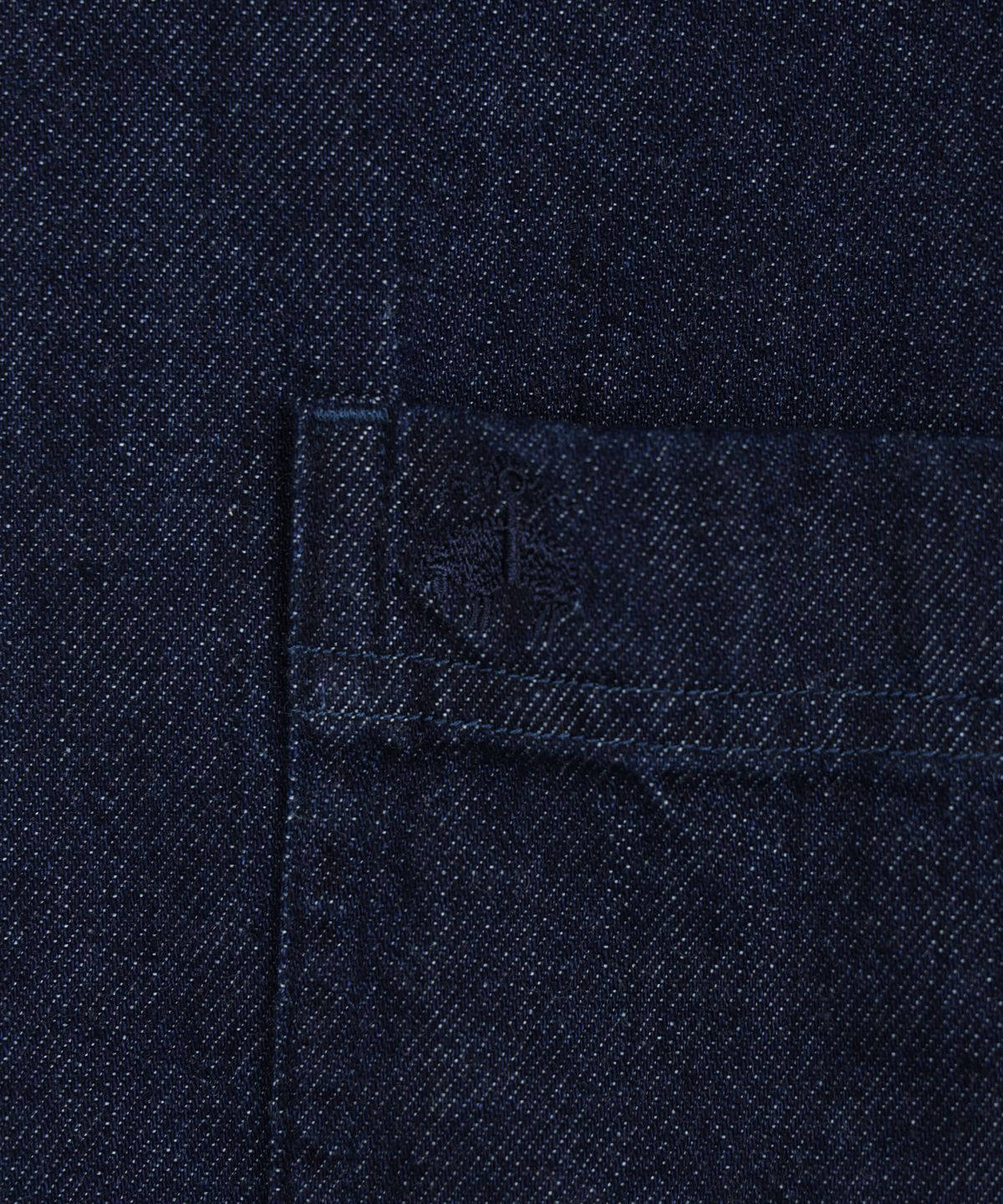 브룩스 브라더스(BROOKS BROTHERS) 아카이브 데님 로고 셔츠 (다크인디고) (BBTHMMG308)