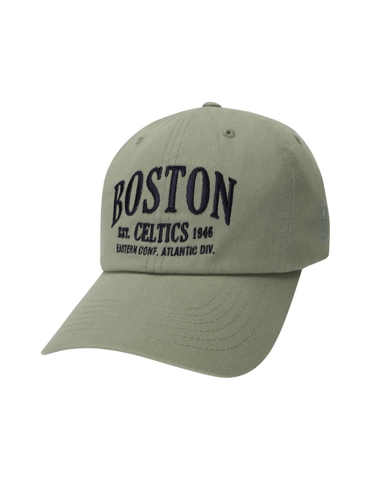 엔비에이(NBA) 워딩 그래픽 소프트 볼캡 (컴포트 핏) 라이트 카키