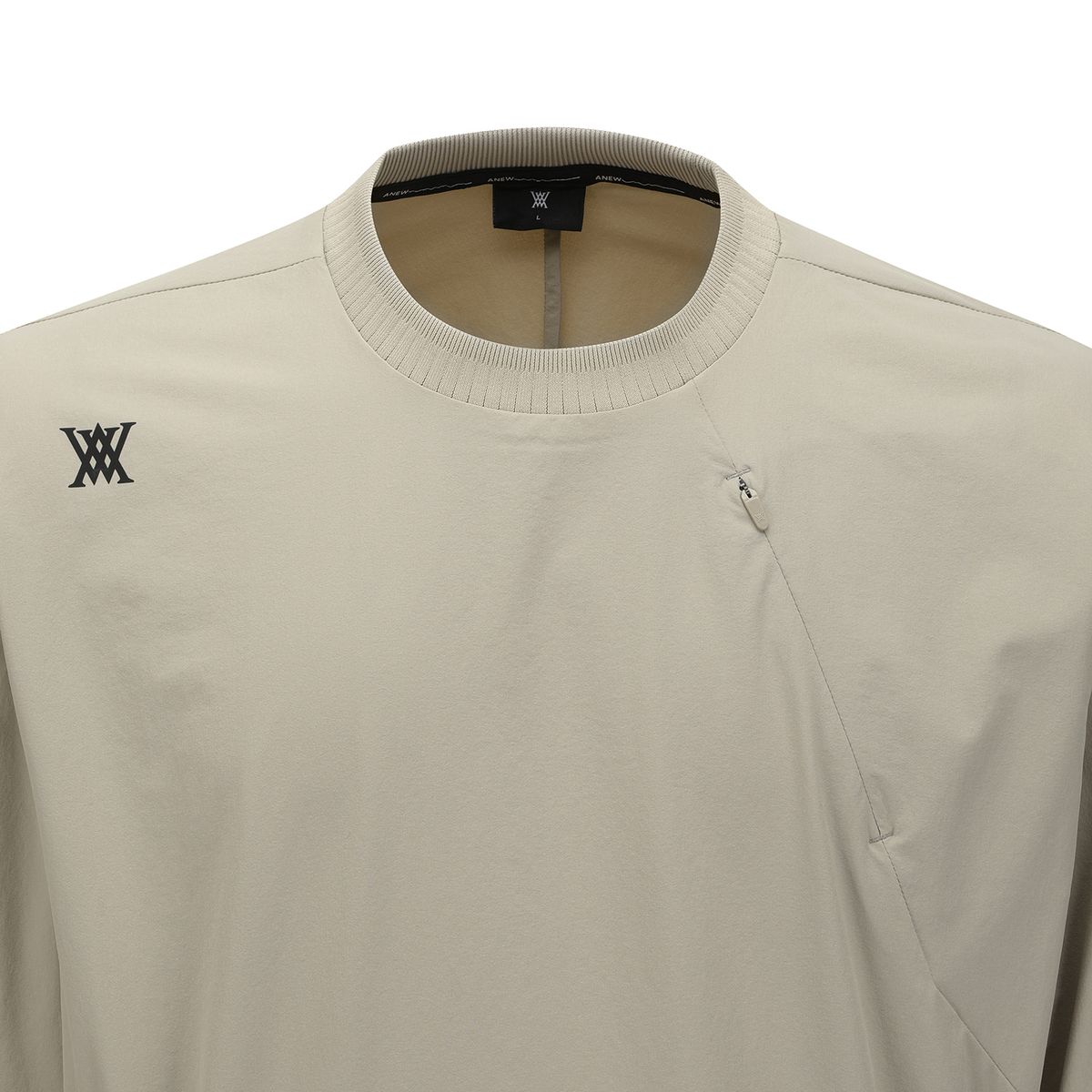 어뉴골프(ANEW GOLF) MEN UTILITY ZIP POCKET ANORAK T-SHIRT SET-UP_KB