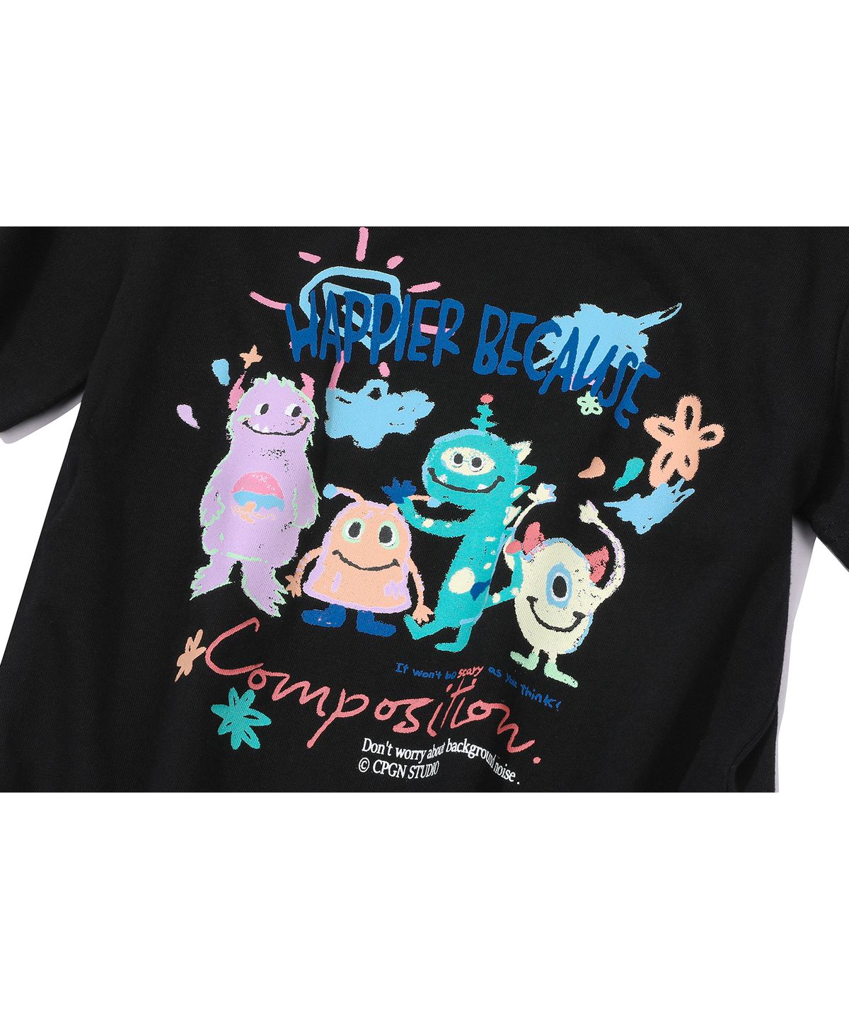 꼼파뇨 키즈(CPGN KIDS) KIDS 해피 데이 롱슬리브 블랙
