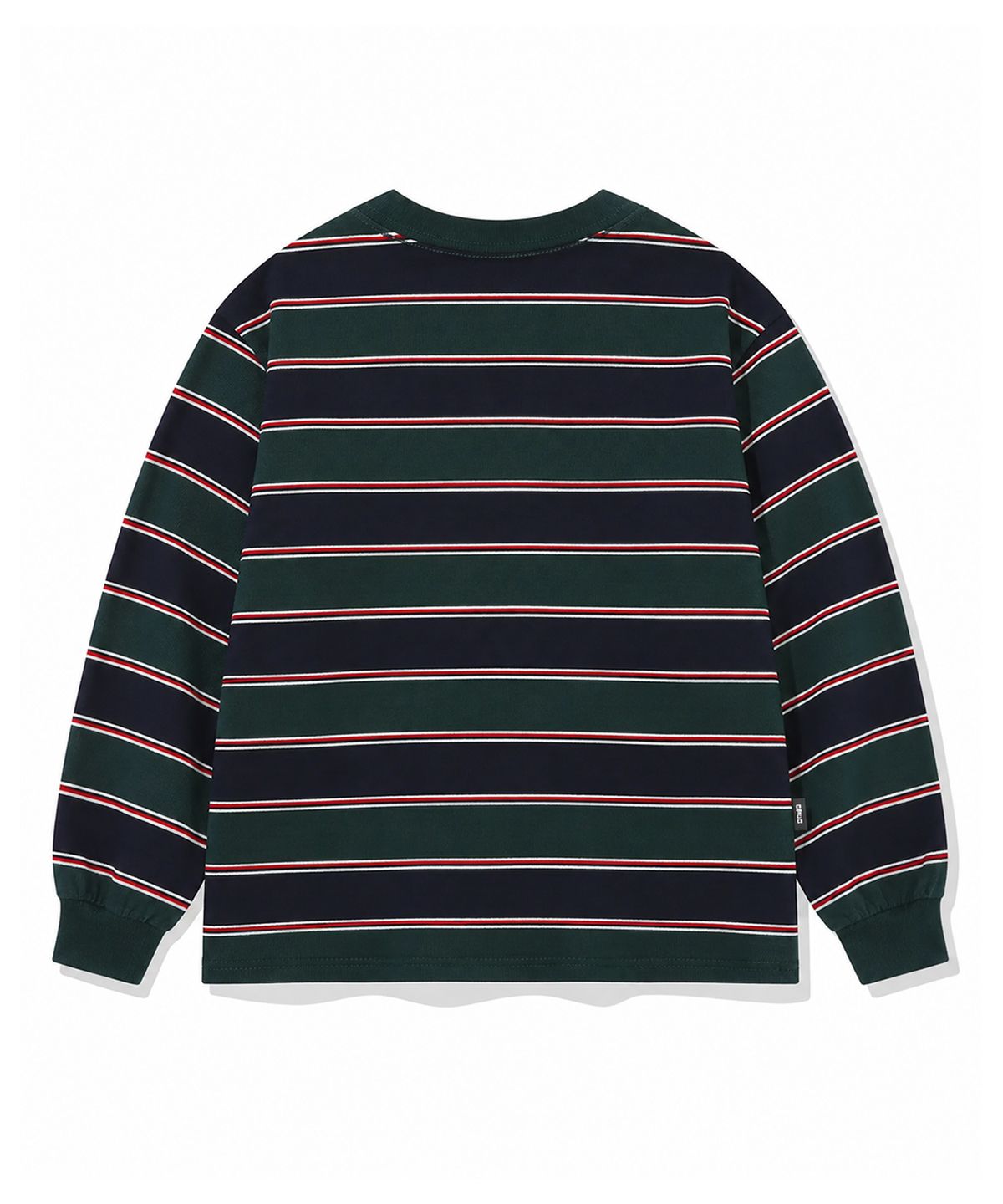 꼼파뇨 키즈(CPGN KIDS) KIDS 스트라이프 롱슬리브 네이비그린