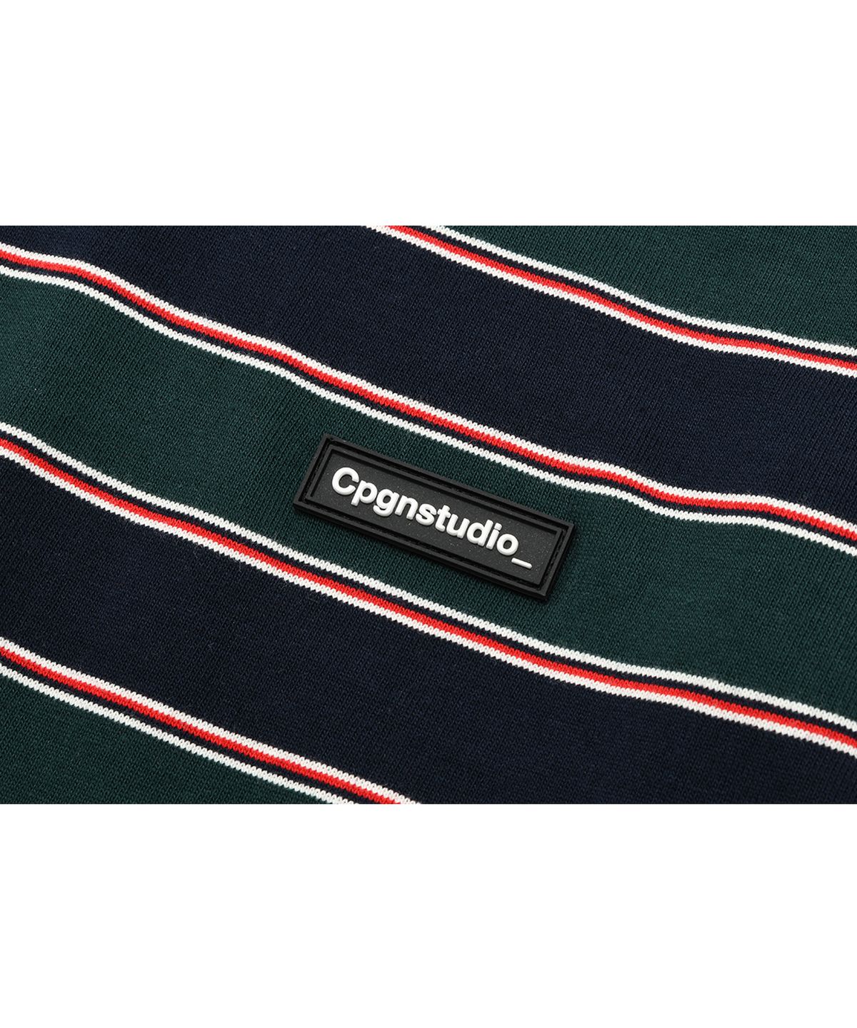 꼼파뇨 키즈(CPGN KIDS) KIDS 스트라이프 롱슬리브 네이비그린