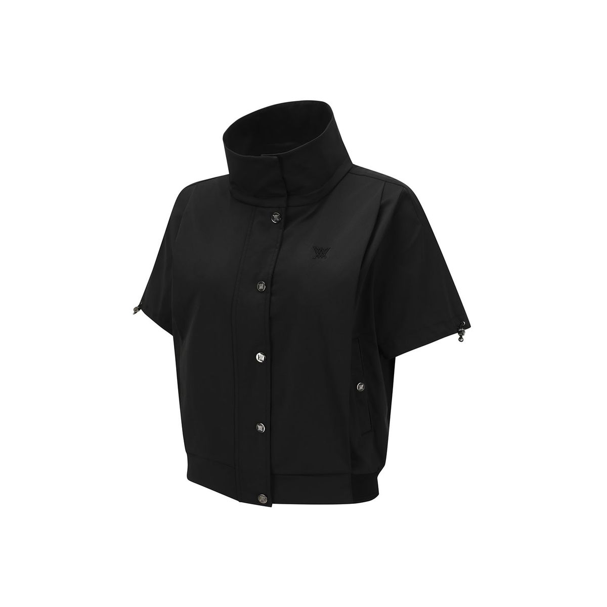 어뉴골프(ANEW GOLF) WOMEN SHORT SLEEVE HOODED ANORAK SET_BK