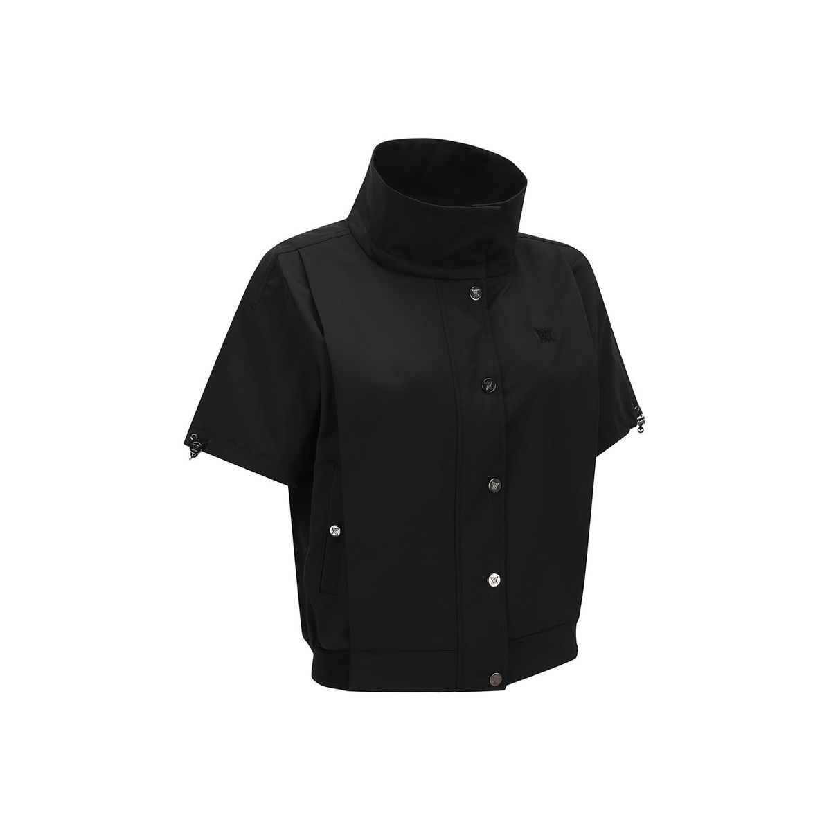어뉴골프(ANEW GOLF) WOMEN SHORT SLEEVE HOODED ANORAK SET_BK