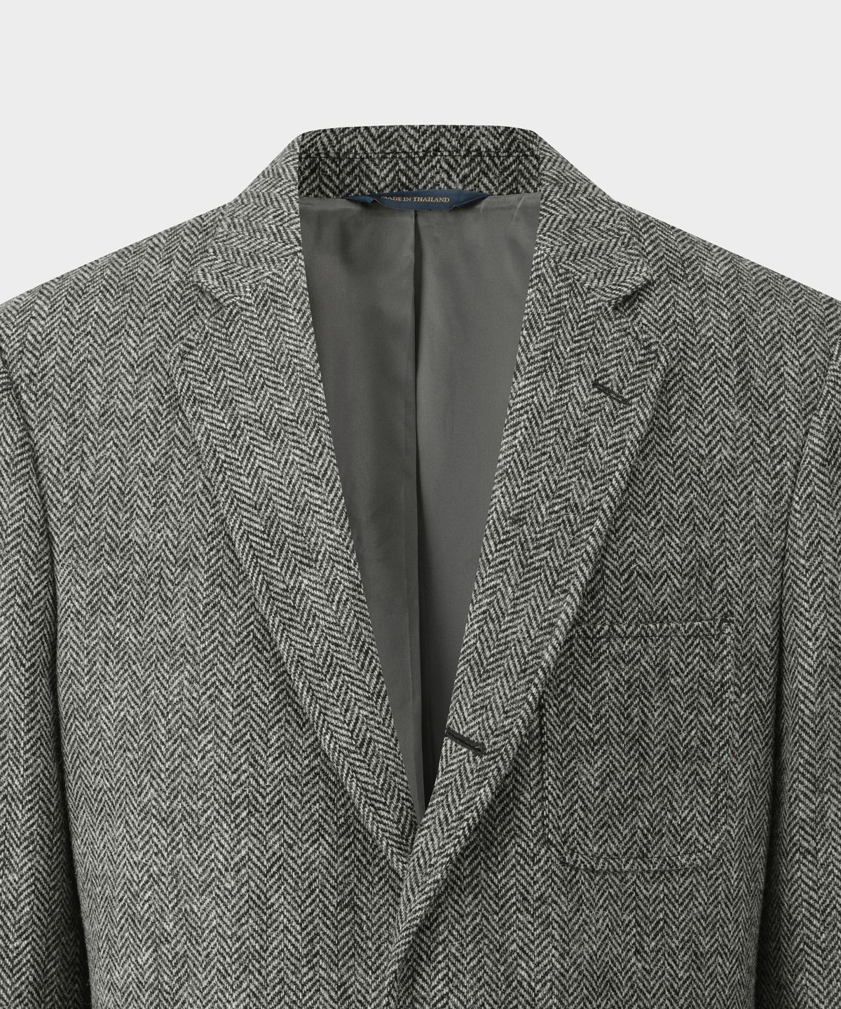 브룩스 브라더스(BROOKS BROTHERS) 해리스 트위드 색 재킷 (그레이) (BBJSMMG401)