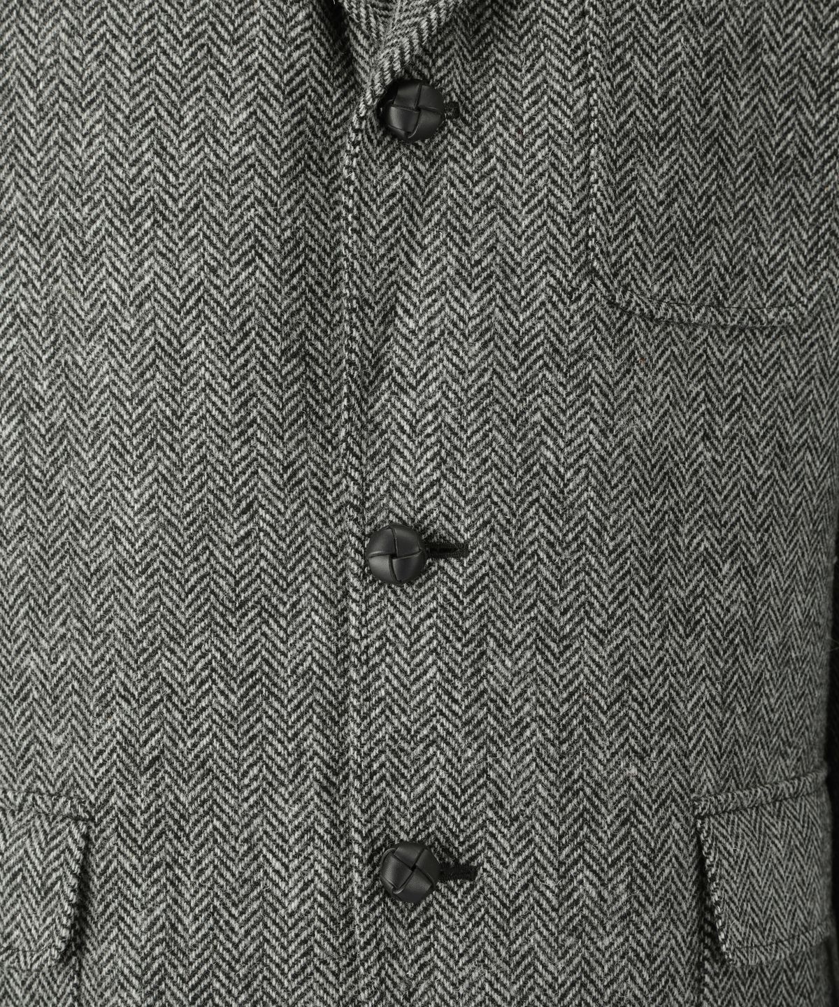 브룩스 브라더스(BROOKS BROTHERS) 해리스 트위드 색 재킷 (그레이) (BBJSMMG401)