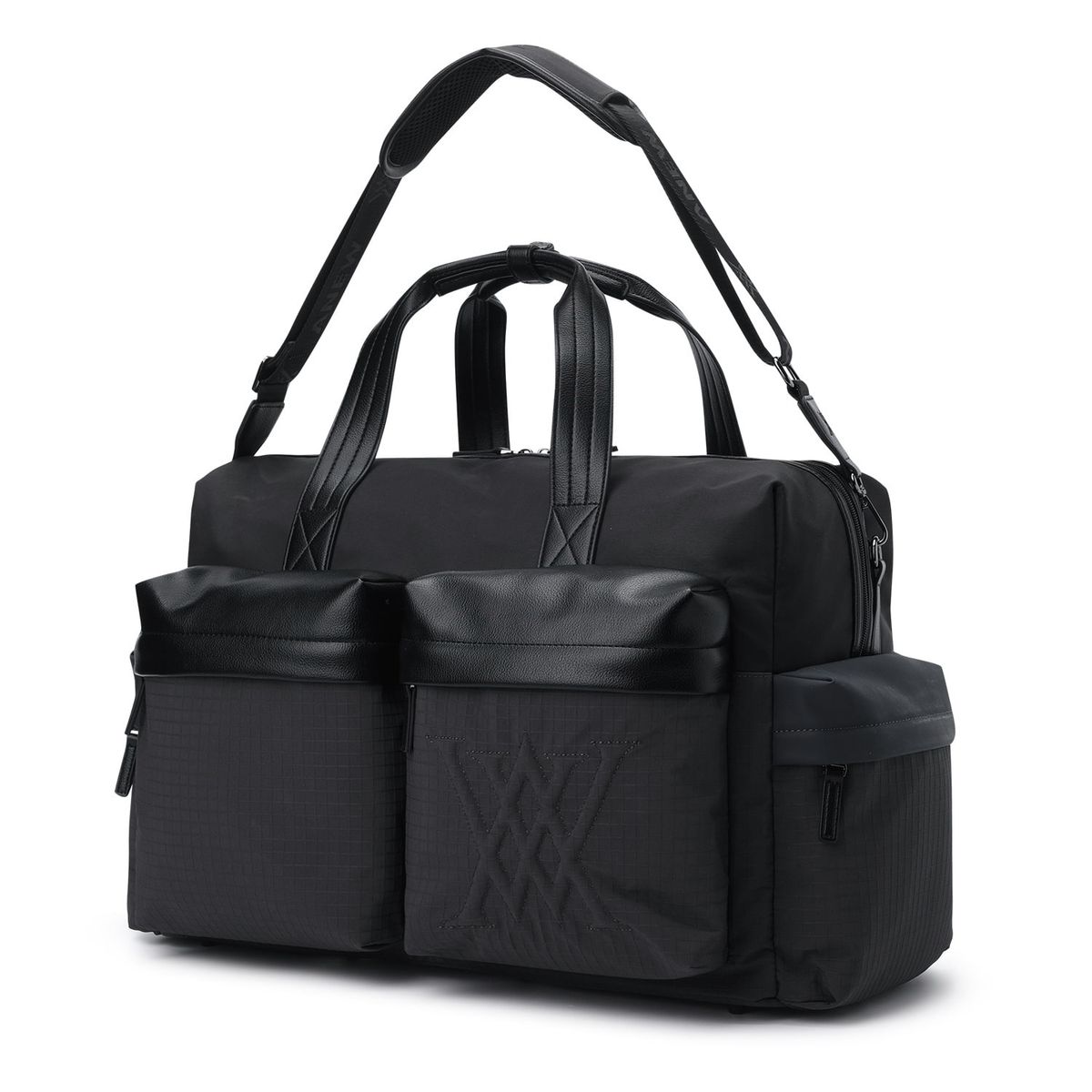 어뉴골프(ANEW GOLF) UNI COLOR BLOCK BOSTON BAG_BK