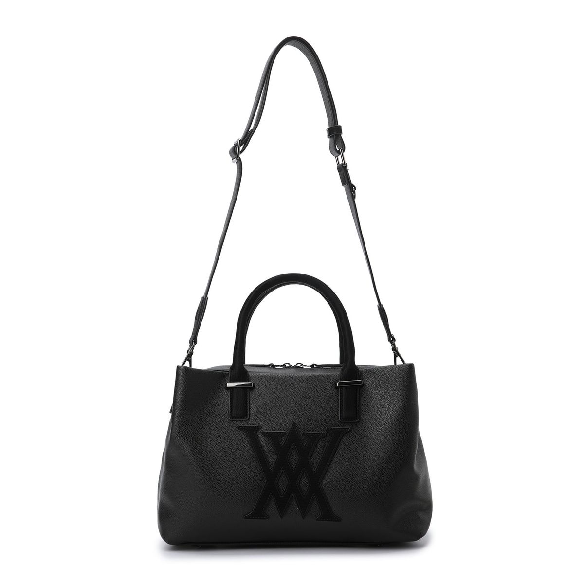어뉴골프(ANEW GOLF) UNI DOUBLE POCKET TOTE BAG_BK