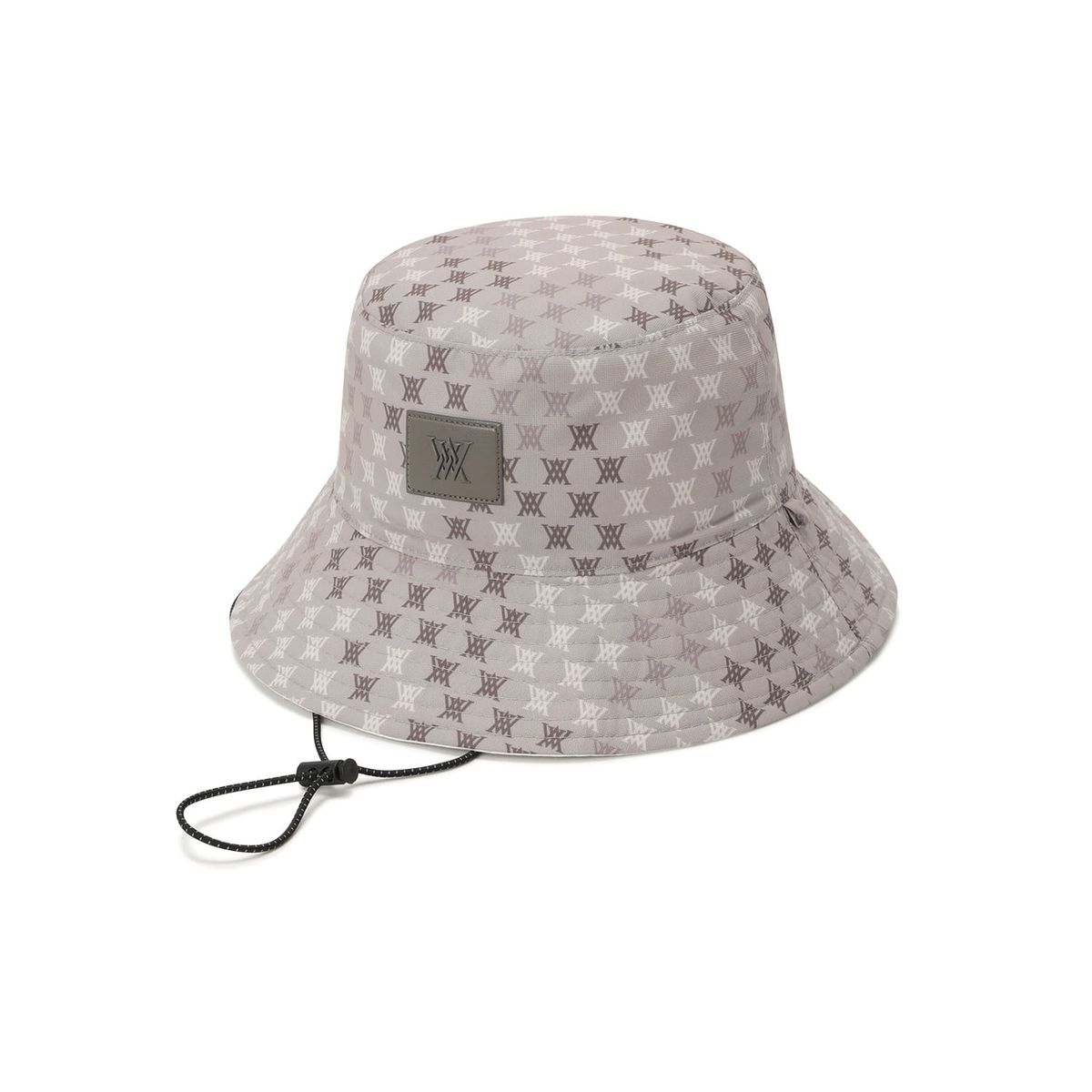 어뉴골프(ANEW GOLF) UNI LOGO MOSAIC REVERSIBLE BUCKET HAT_WH