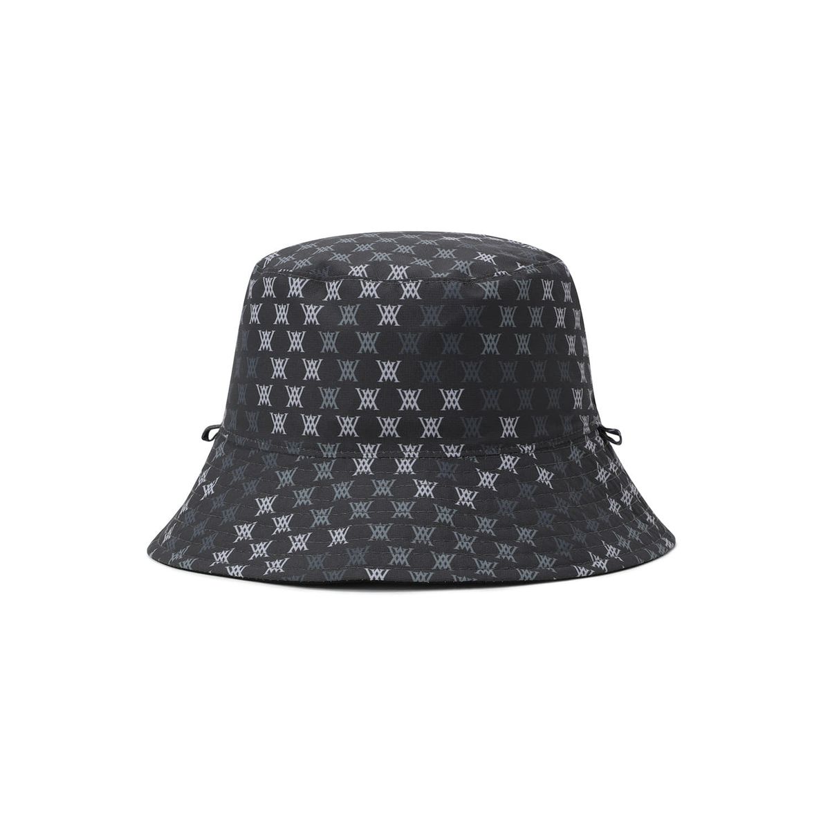 어뉴골프(ANEW GOLF) UNI LOGO MOSAIC REVERSIBLE BUCKET HAT_BK