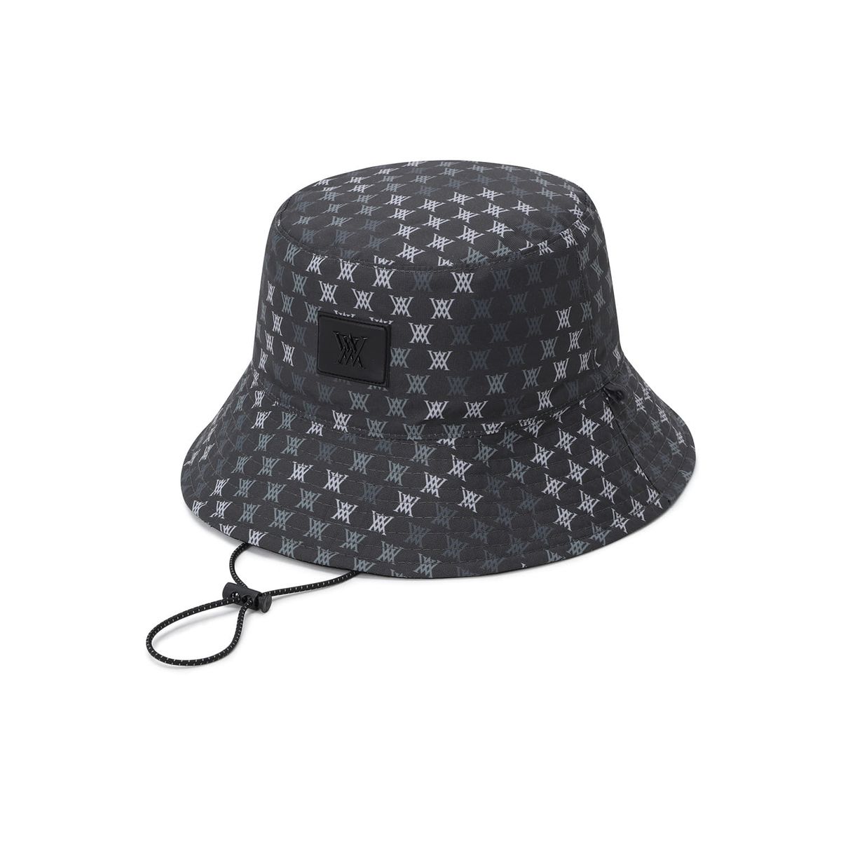 어뉴골프(ANEW GOLF) UNI LOGO MOSAIC REVERSIBLE BUCKET HAT_BK