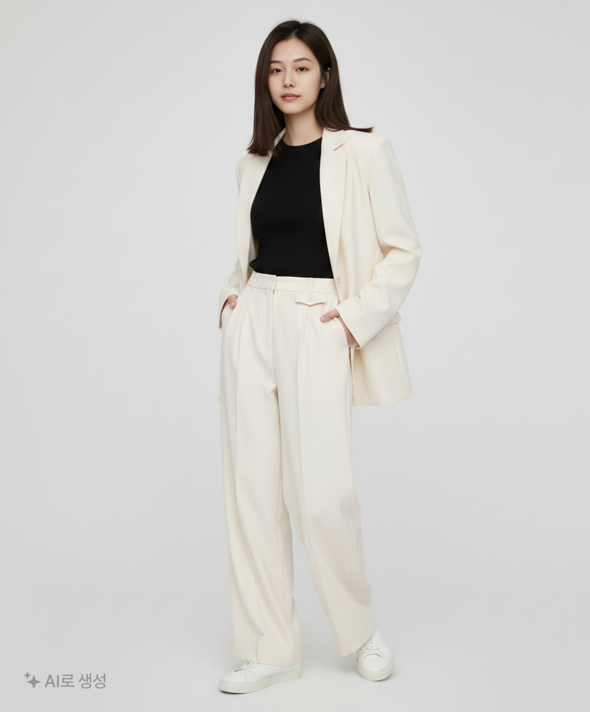 미쏘(MIXXO) 코튼 팬츠 28