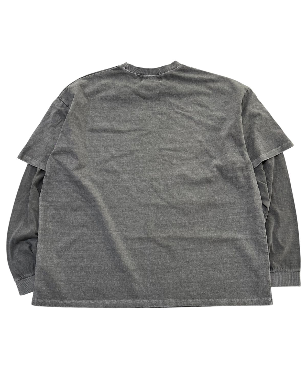 스케이터락(SK8ER ROCK) Lost Youth Pigment Layered T-Shirt (Gray)