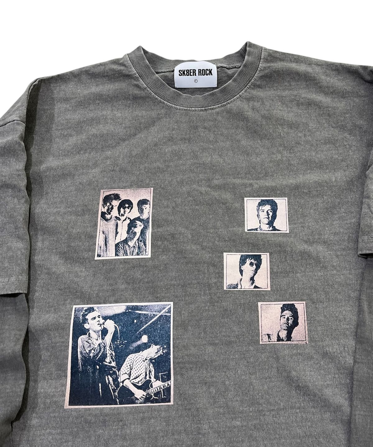 스케이터락(SK8ER ROCK) Lost Youth Pigment Layered T-Shirt (Gray)