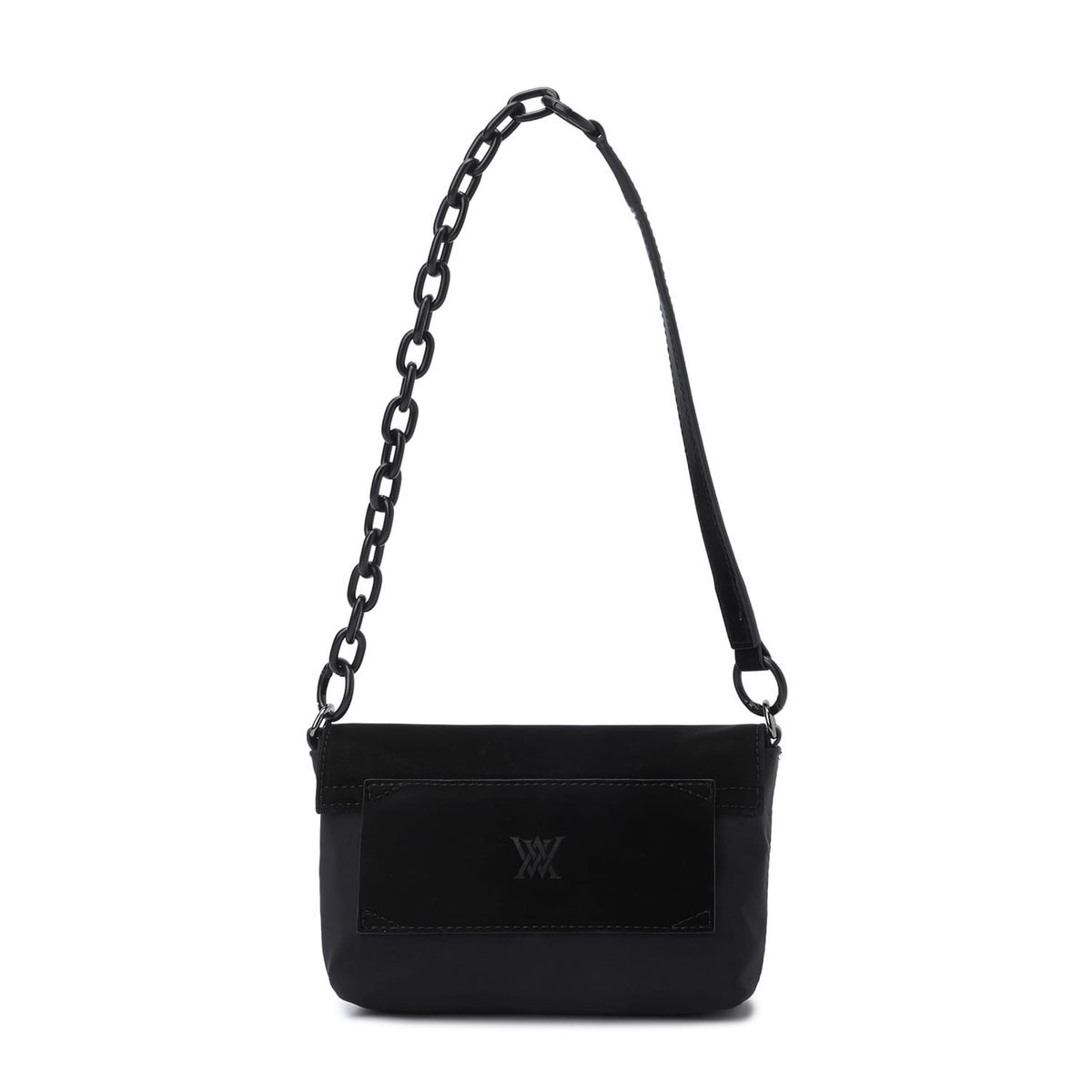 어뉴골프(ANEW GOLF) WOMEN TWINKLE BELT POUCH_BK