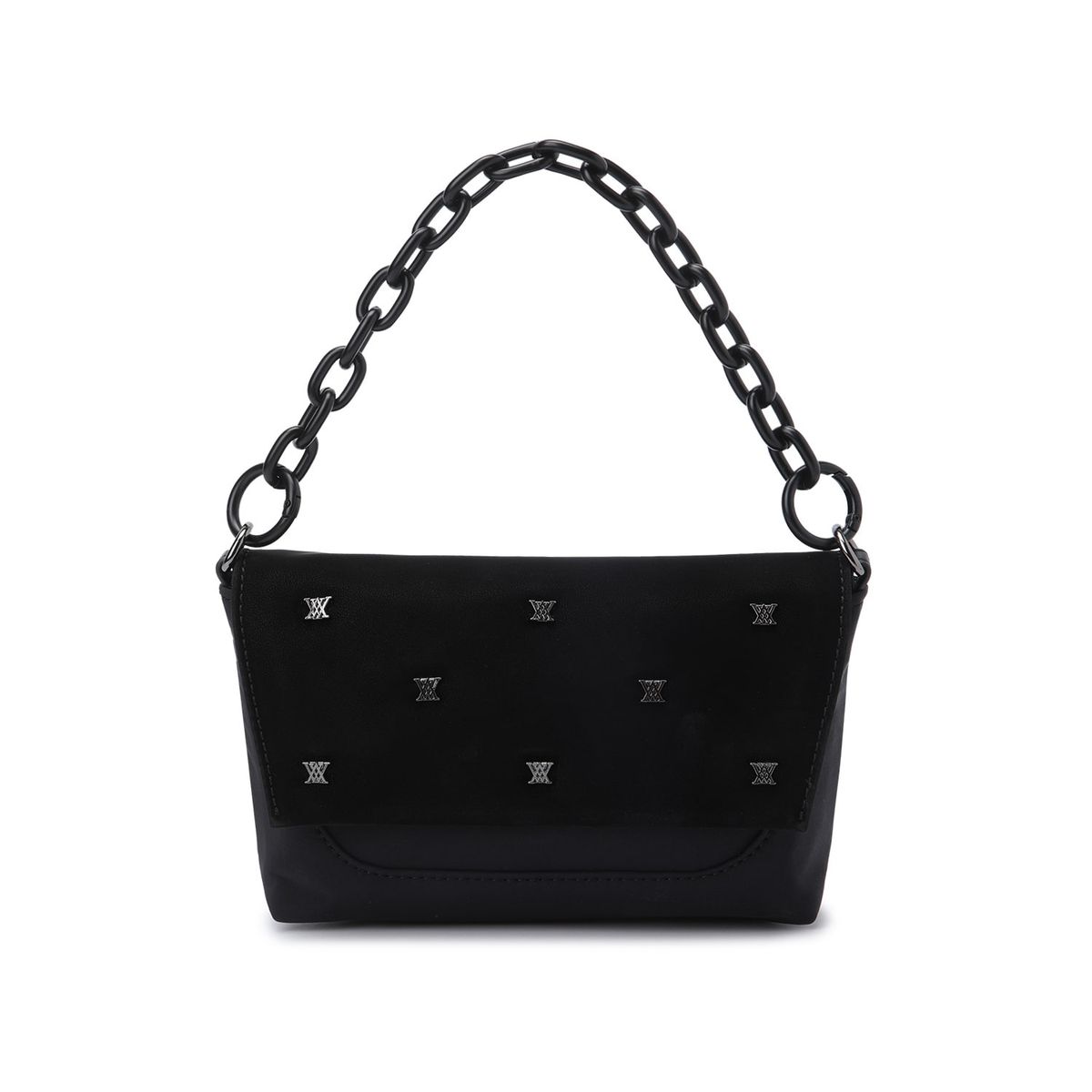어뉴골프(ANEW GOLF) WOMEN TWINKLE BELT POUCH_BK
