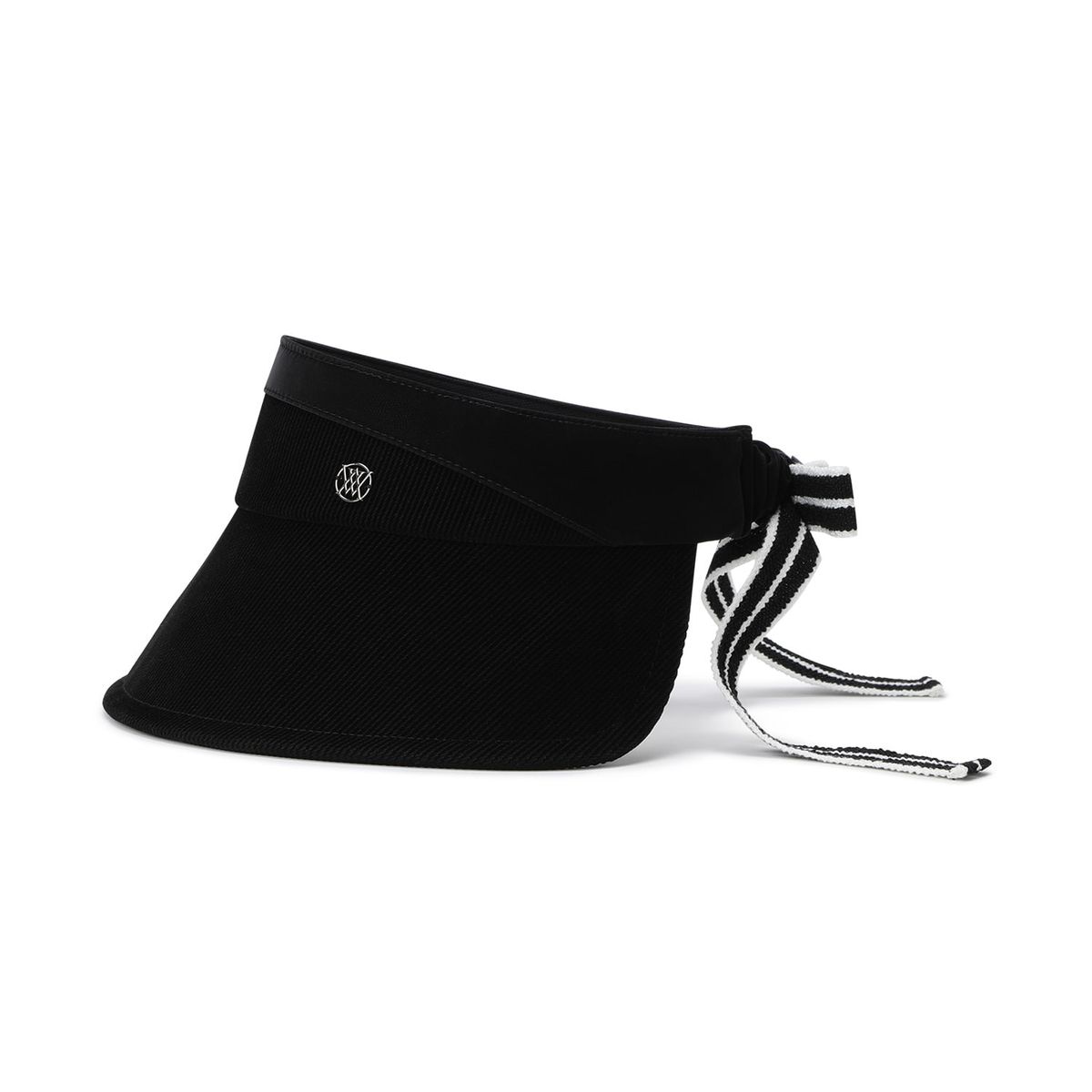 어뉴골프(ANEW GOLF) WOMEN LAYERED WIDE VISOR_BK