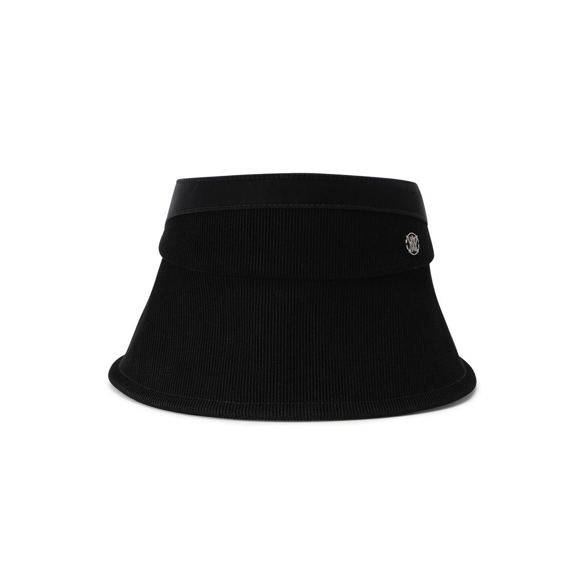 어뉴골프(ANEW GOLF) WOMEN LAYERED WIDE VISOR_BK