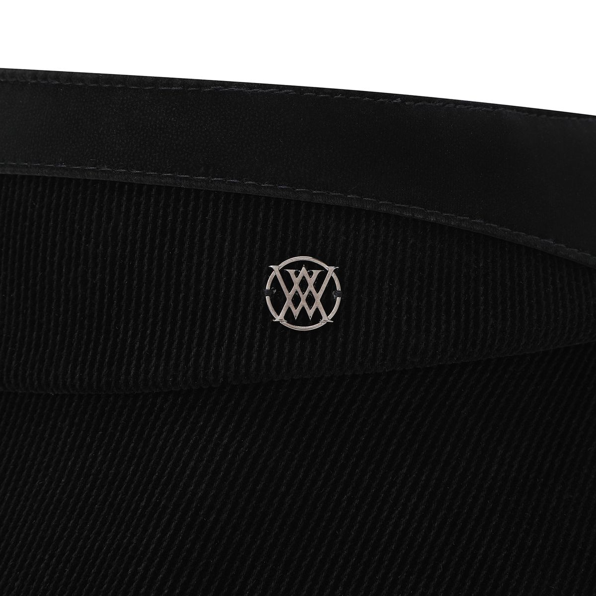 어뉴골프(ANEW GOLF) WOMEN LAYERED WIDE VISOR_BK