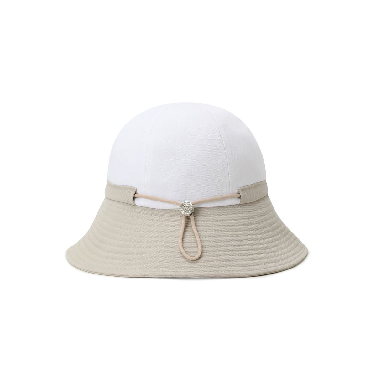 어뉴골프(ANEW GOLF) WOMEN FABRIC MIX BUCKET HAT_WH