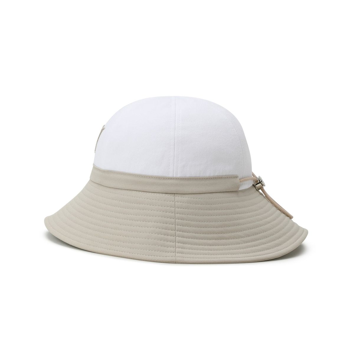어뉴골프(ANEW GOLF) WOMEN FABRIC MIX BUCKET HAT_WH